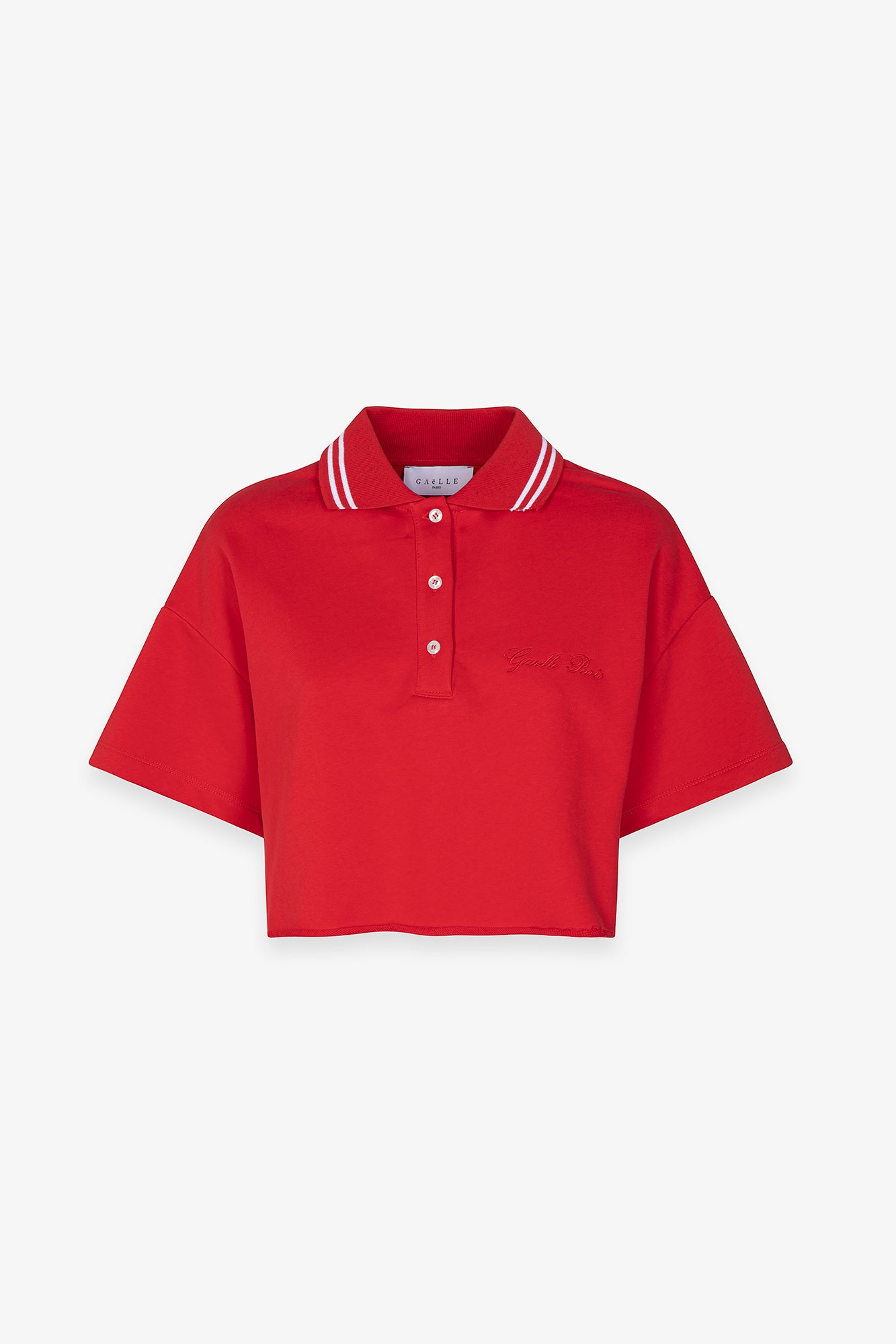 Polo mezza manica con colletto a righe