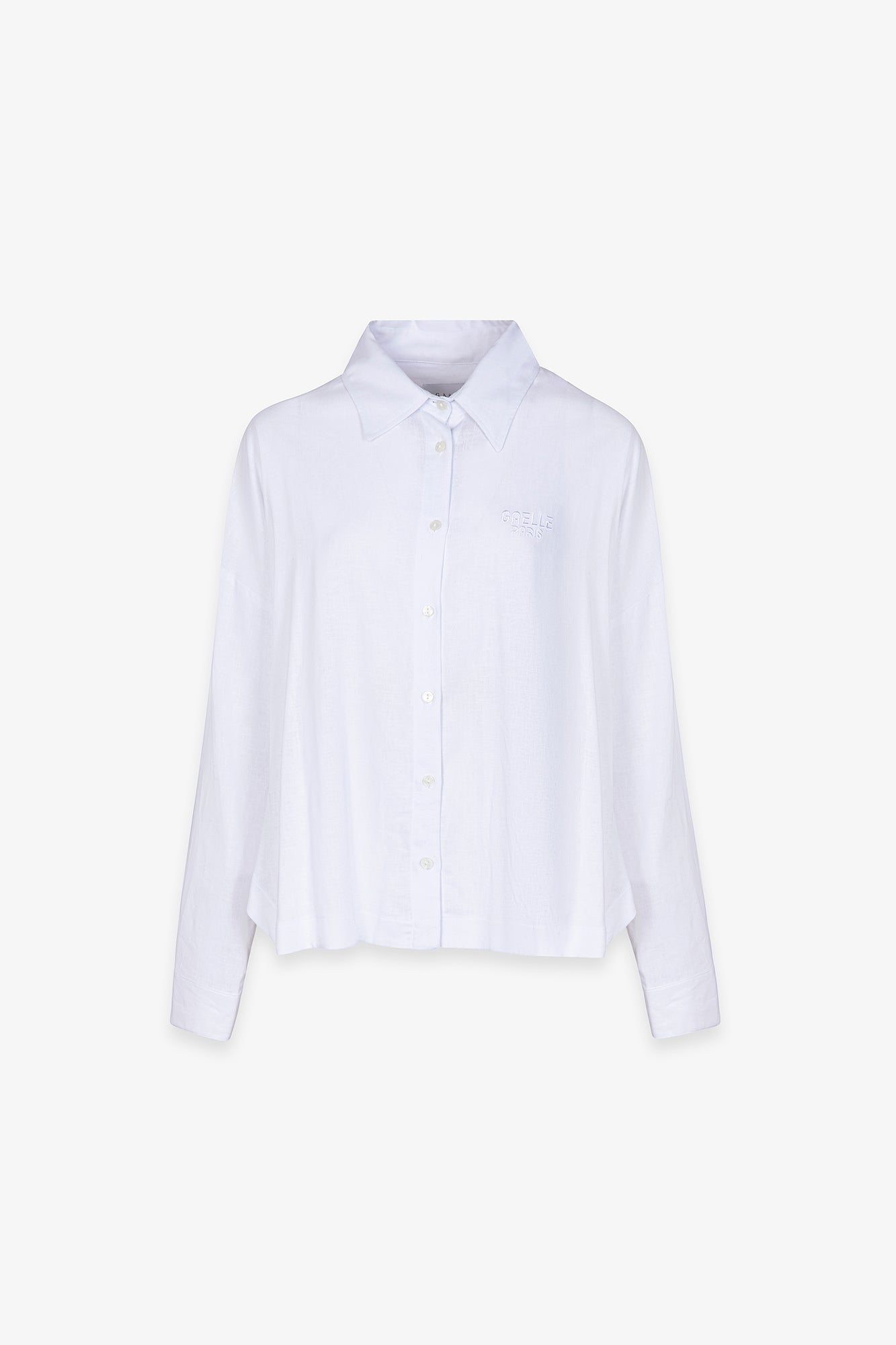 Camicia a manica lunga in mistolino