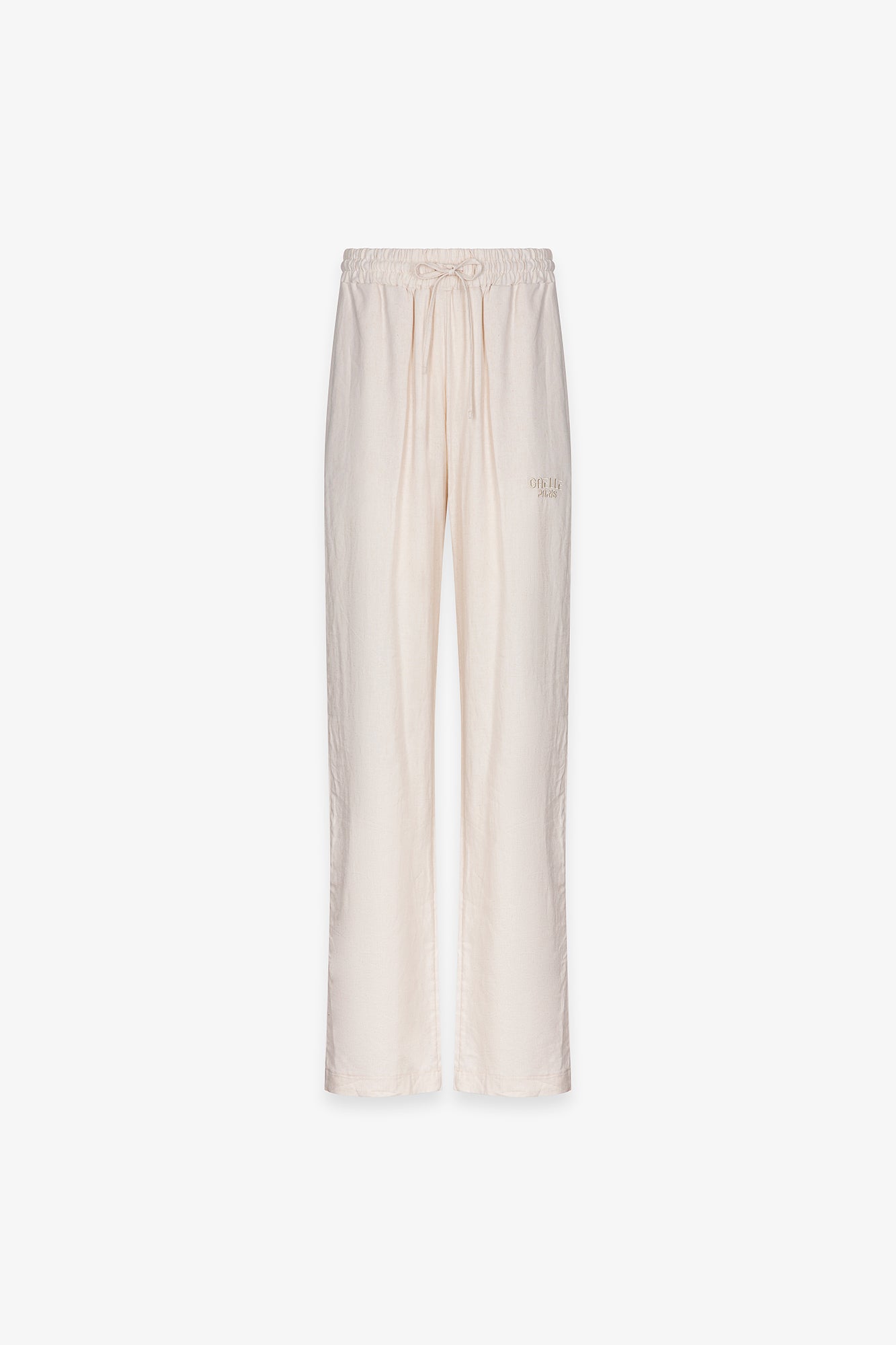 Pantalaccio in misto lino con elastico in vita