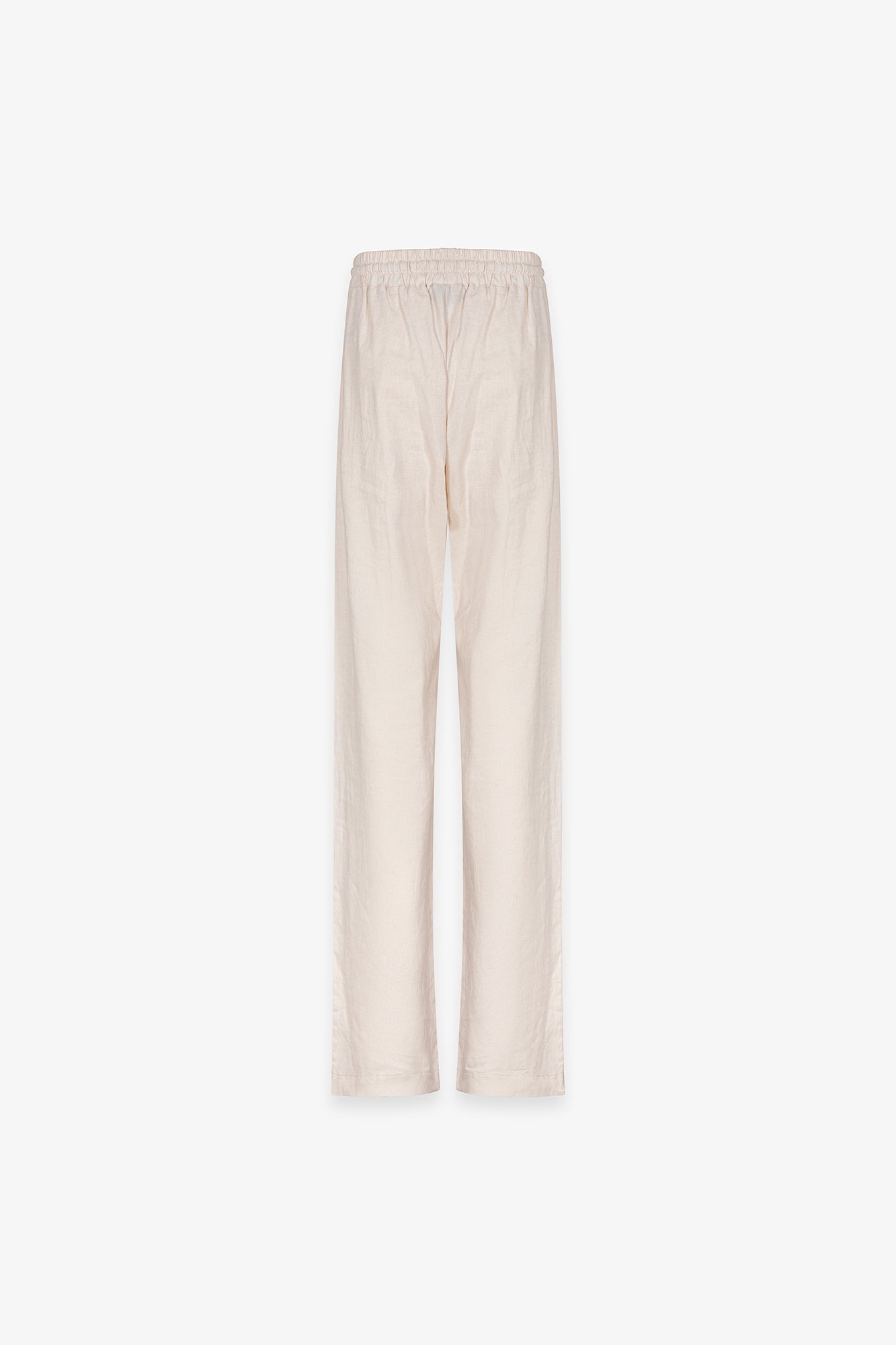 Pantalaccio in misto lino con elastico in vita