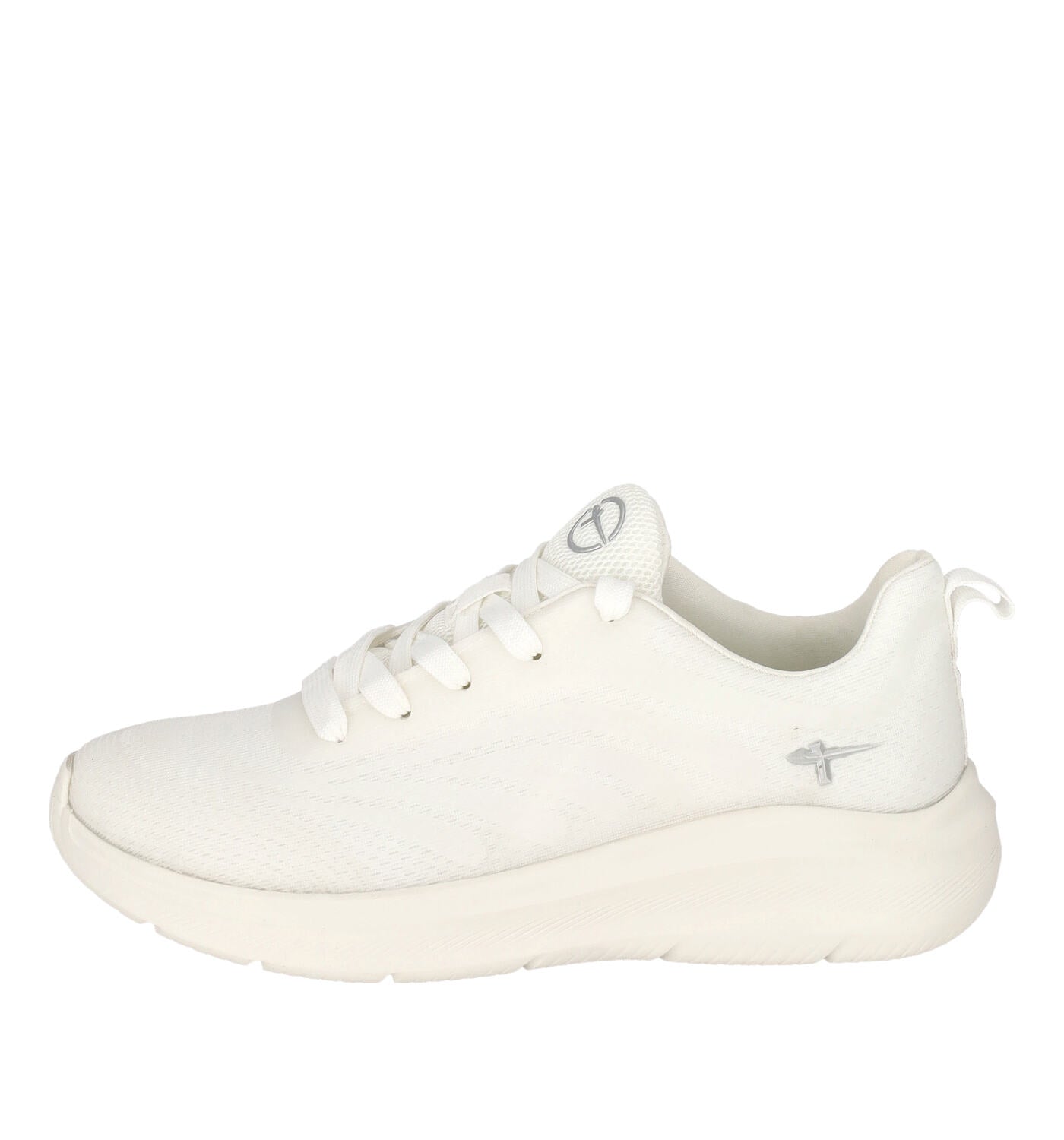 Sneakers in tessuto con riporti gommato