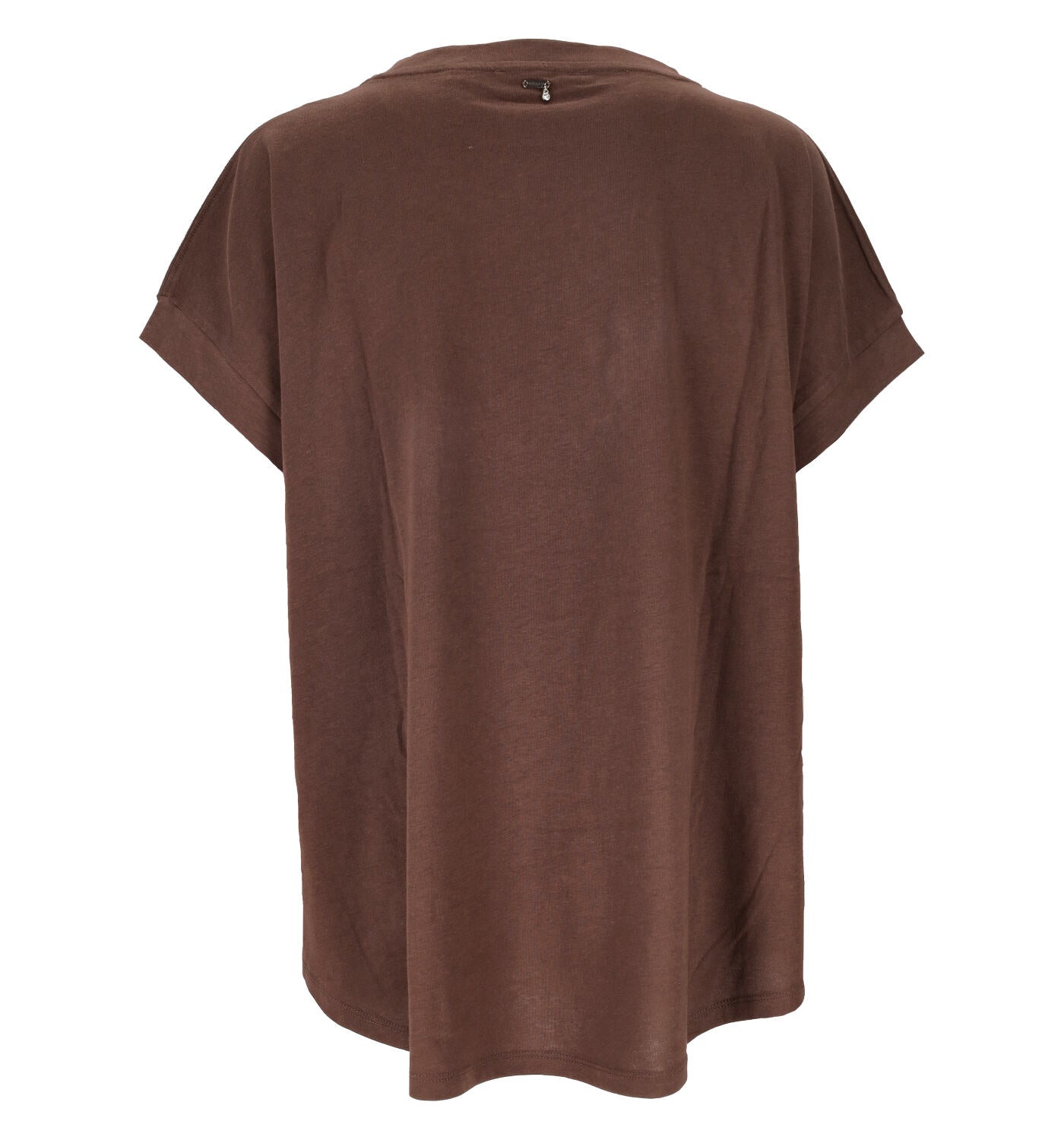 T-shirt mezza manica con taschino in crochet