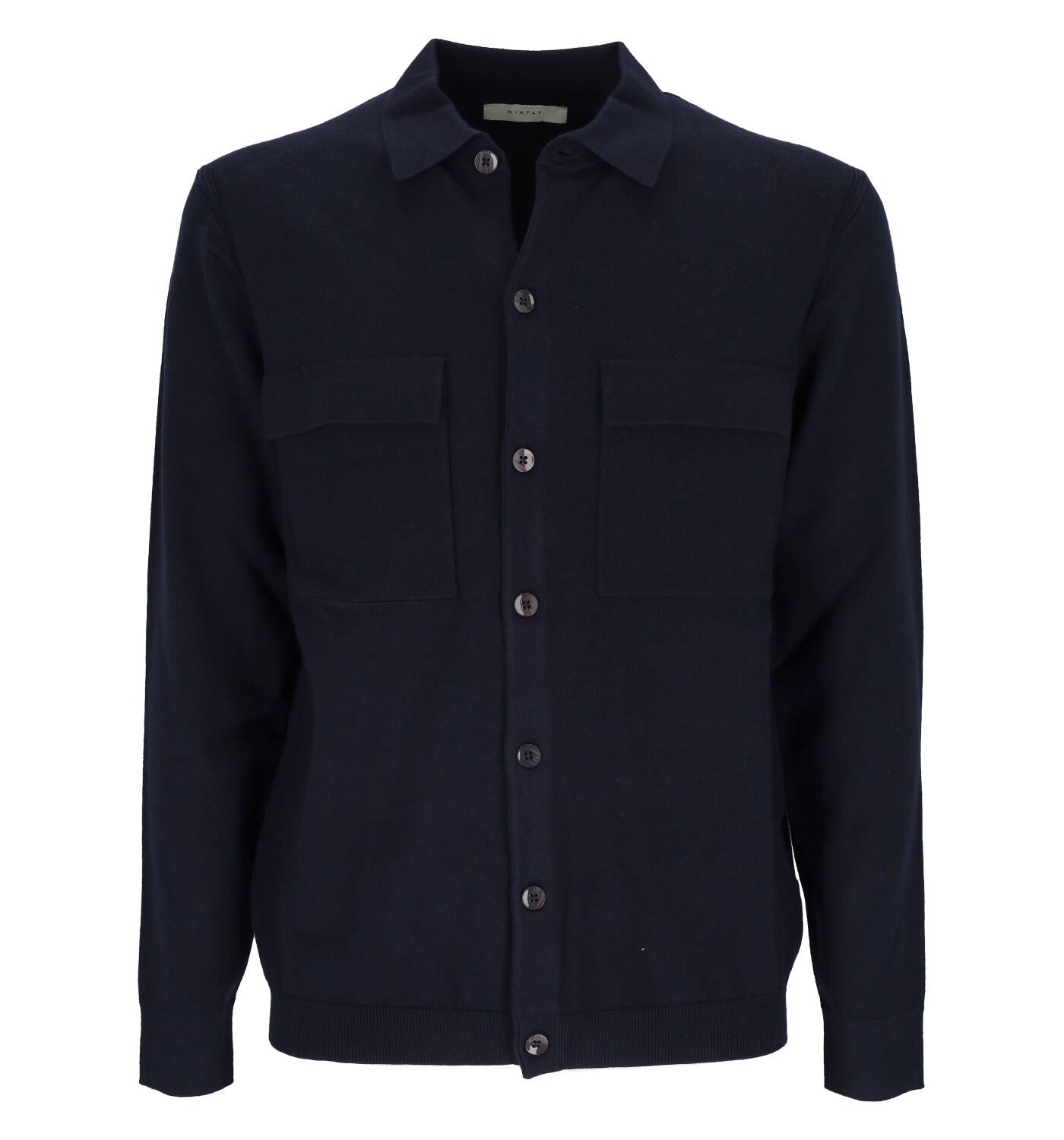 Cardigan over shirt con tasche e bottoni .