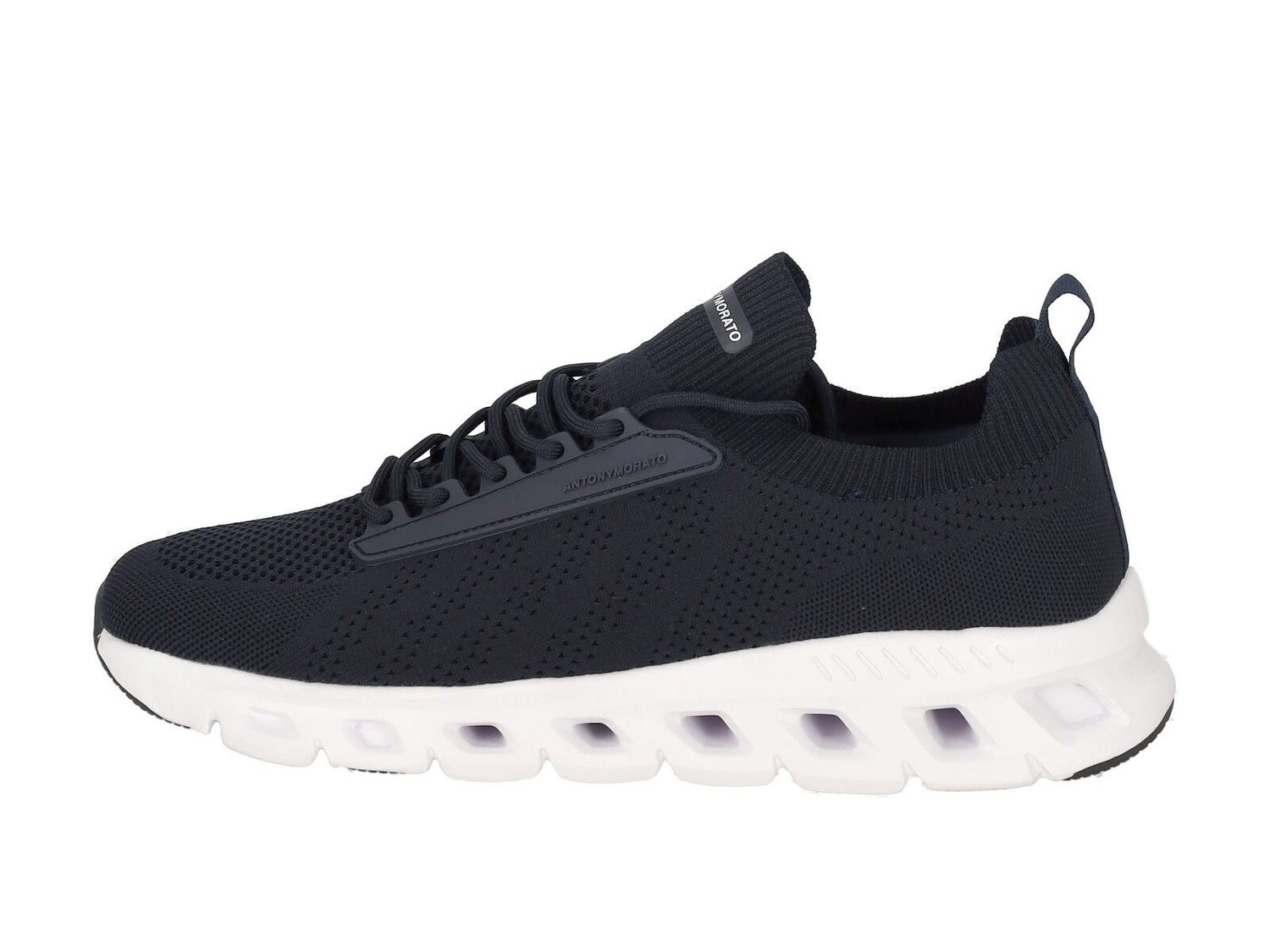 Sneakers in tessuto con suola in gomma