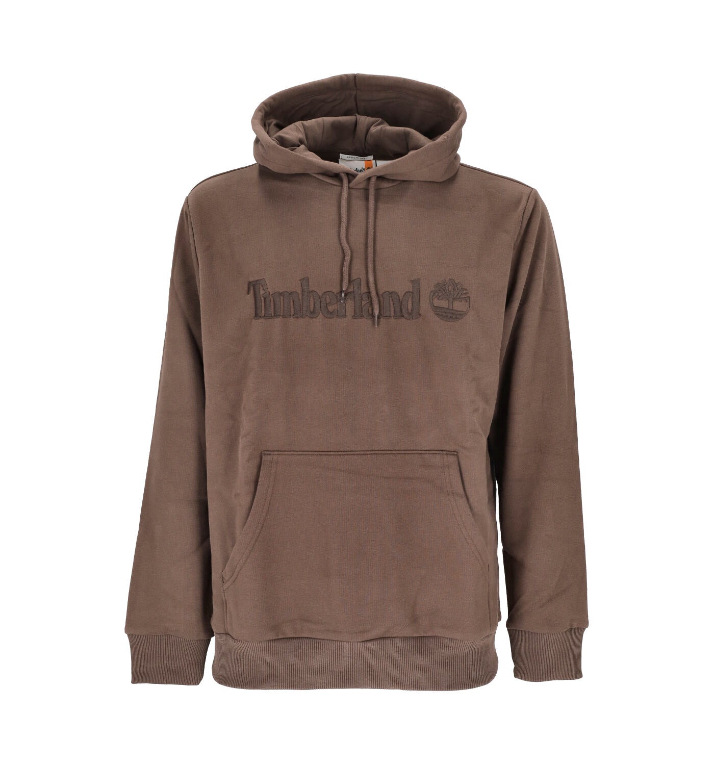 Felpa con cappuccio , e logo grande sul davanti .