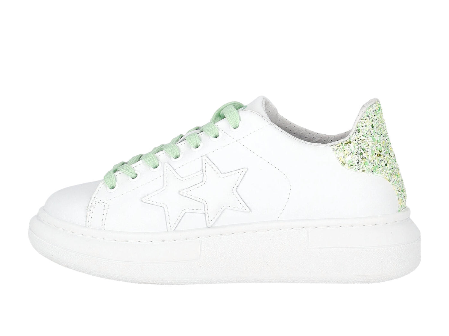 Sneakers con riporti glitter