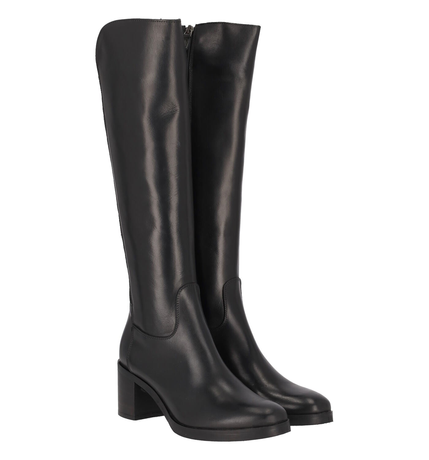 Stivale elasticizzato con tacco