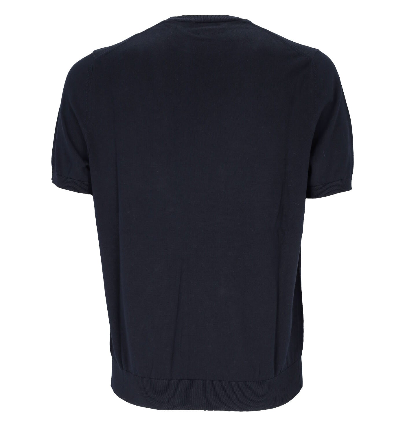 Maglia girocollo mezza manica in filo, finezza quattordici