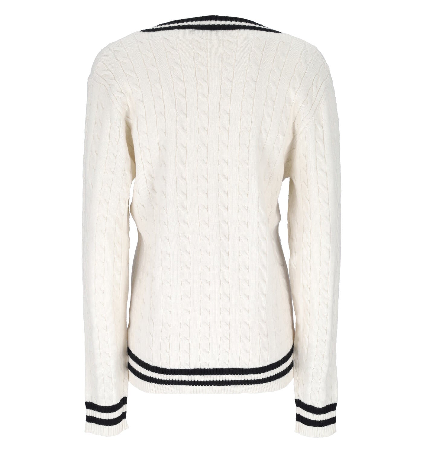 Maglia scollo a punta con patch
