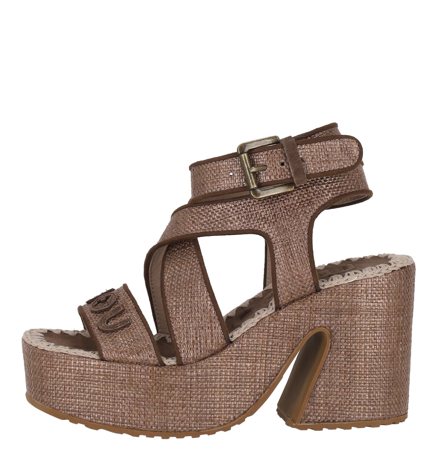 Sandalo RAFFIA PLATFORM 721000K RDPBRO