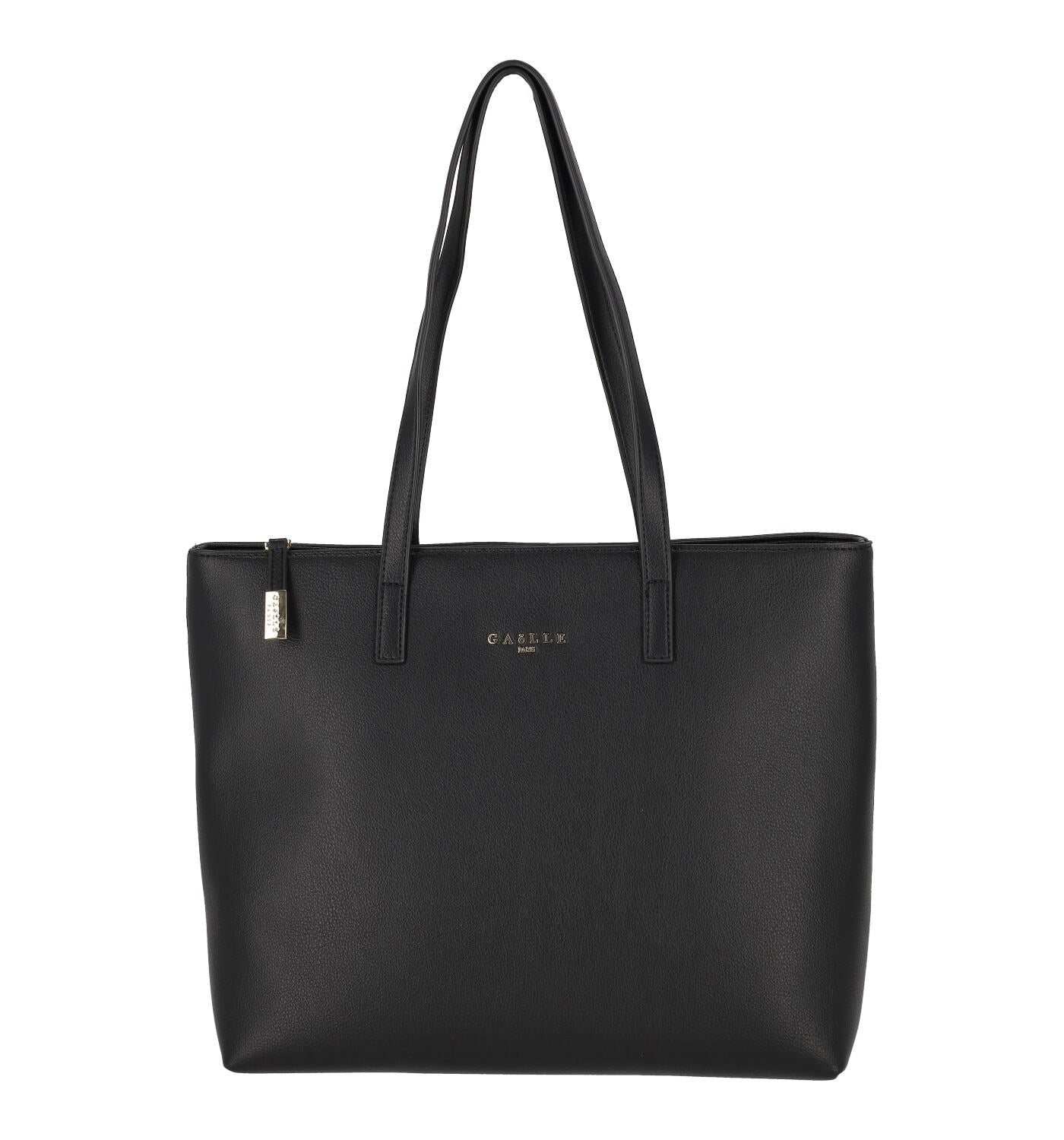 Borsa Shopping media con manici lunghi e chiusura zip.