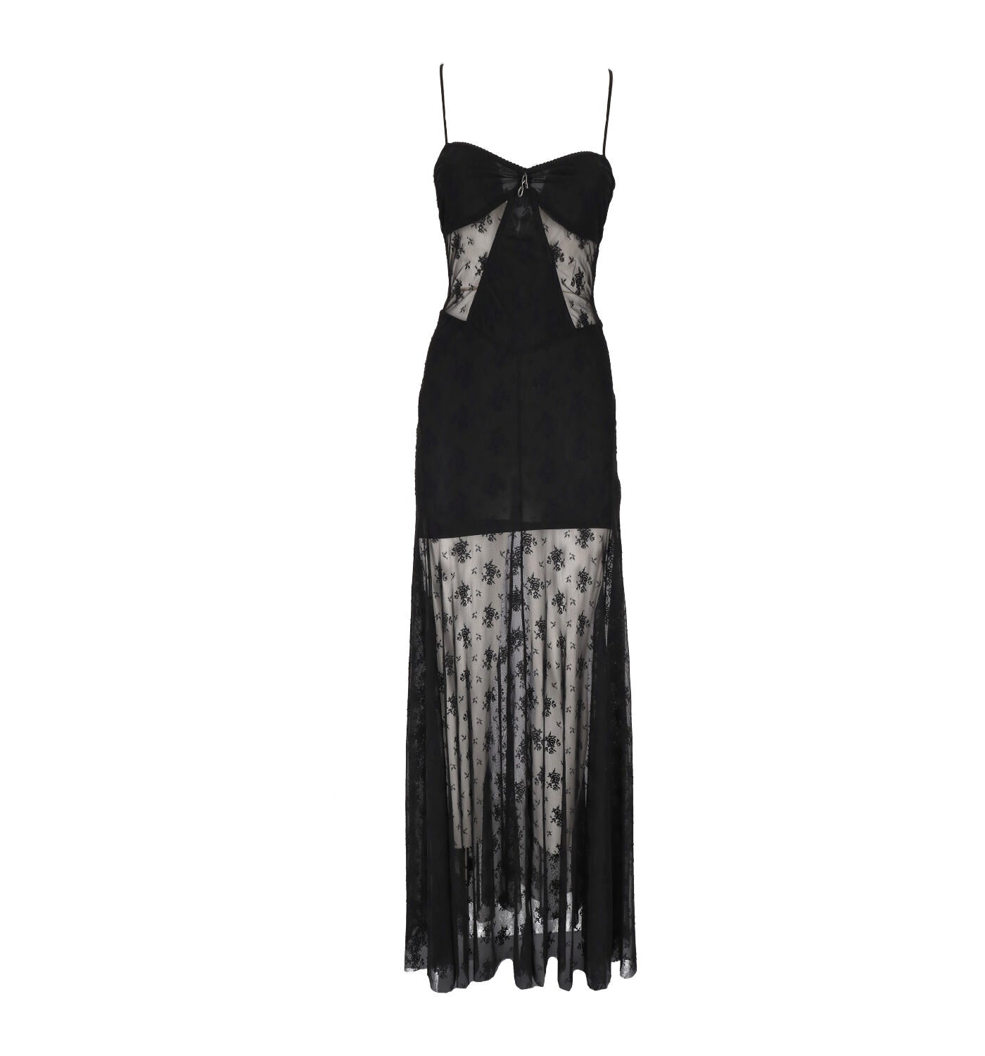 Abito con pizzo e bustier