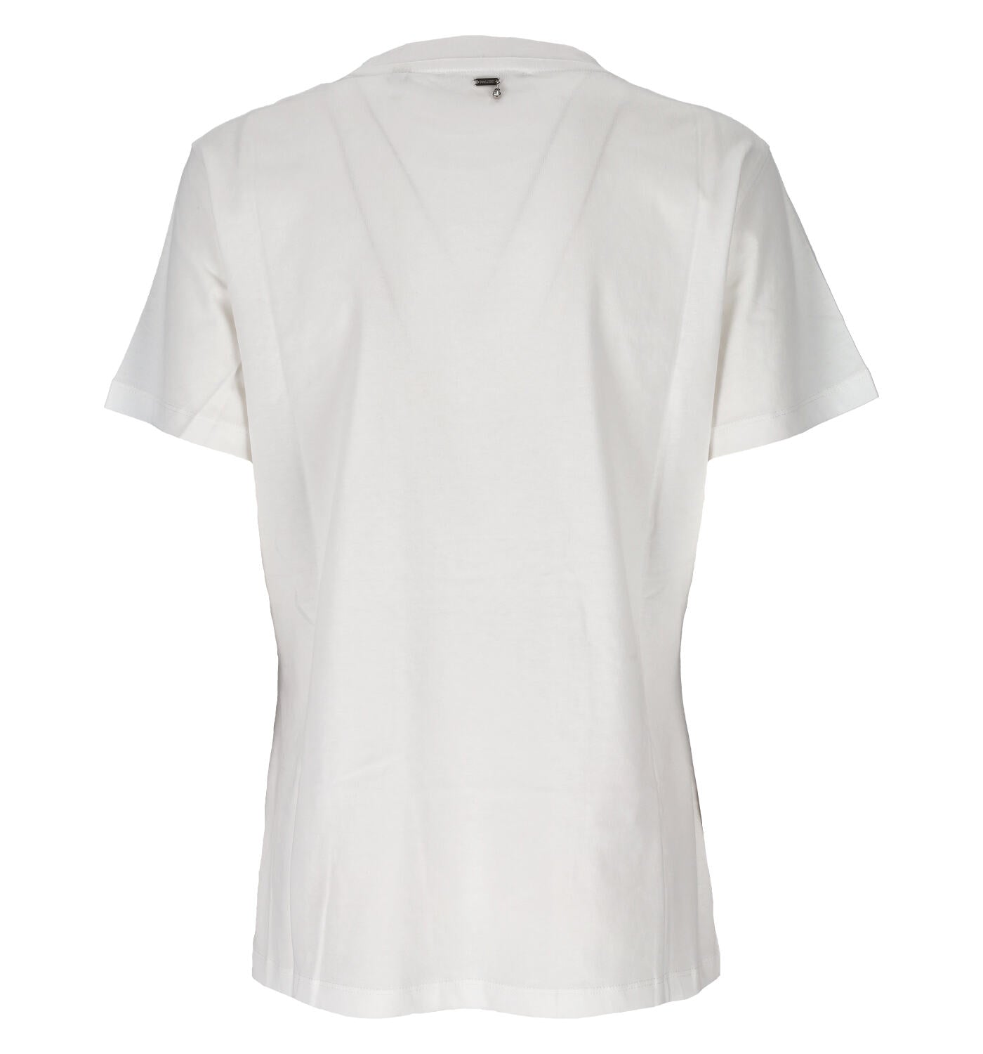 T-shirt mezza manica con disegno strass