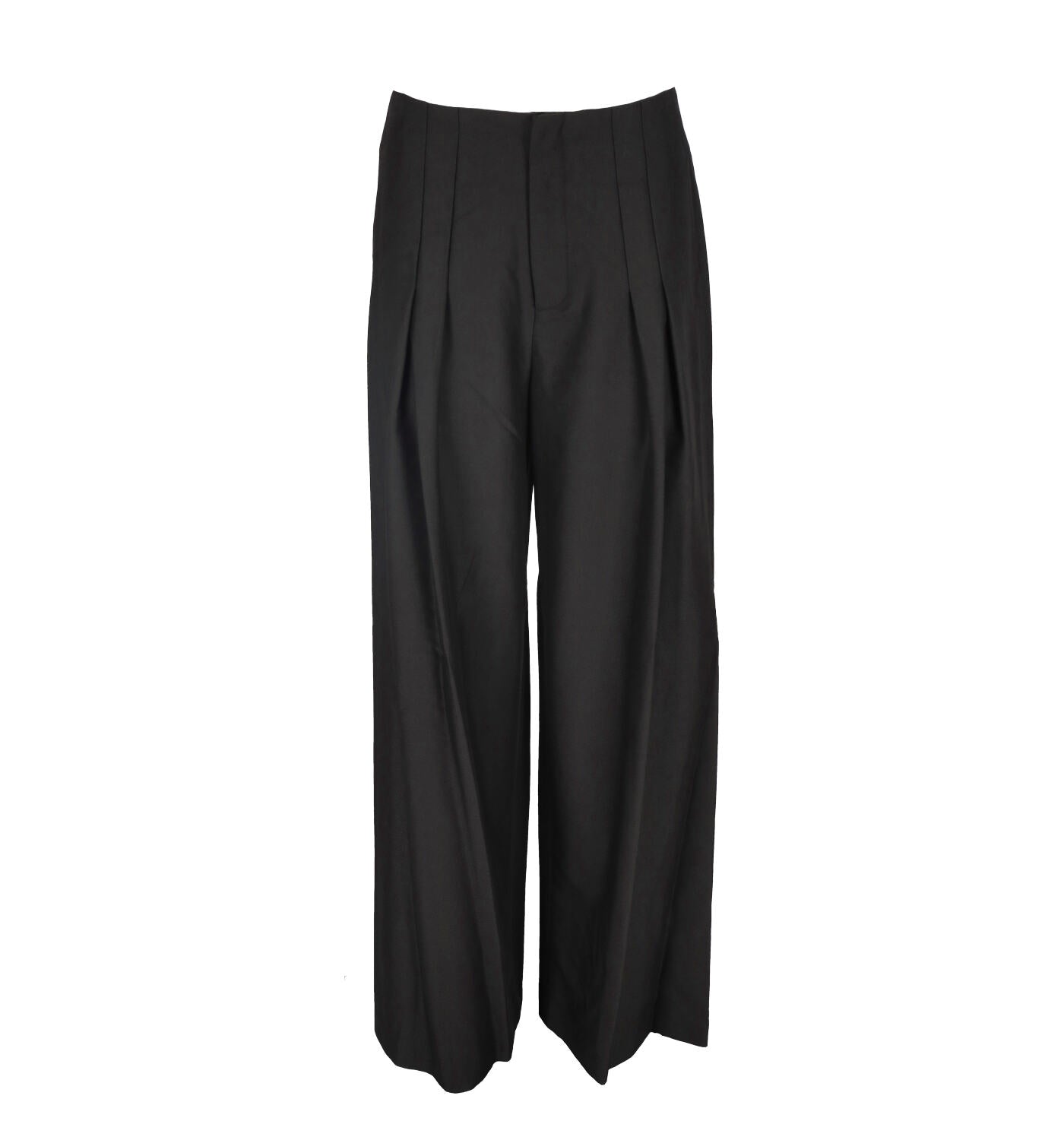 Pantalone palazzo con pinces