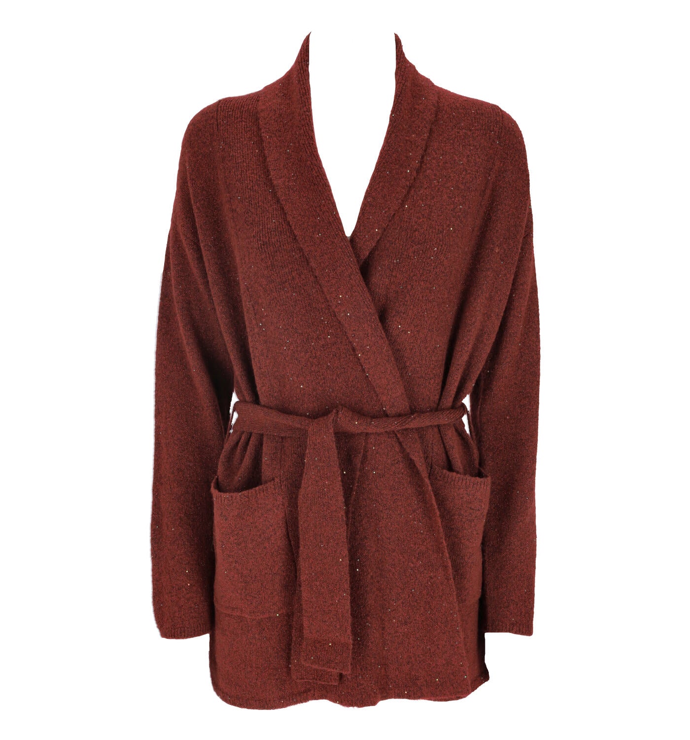 Cardigan a kimono con paillettes