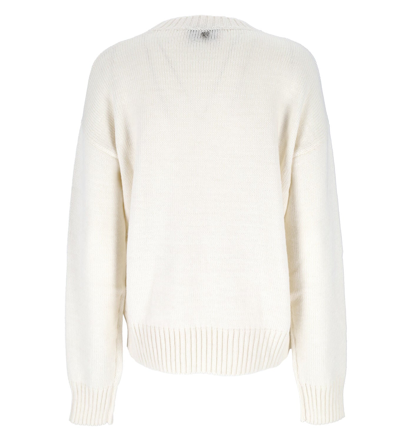 Maglione in lana con scritta