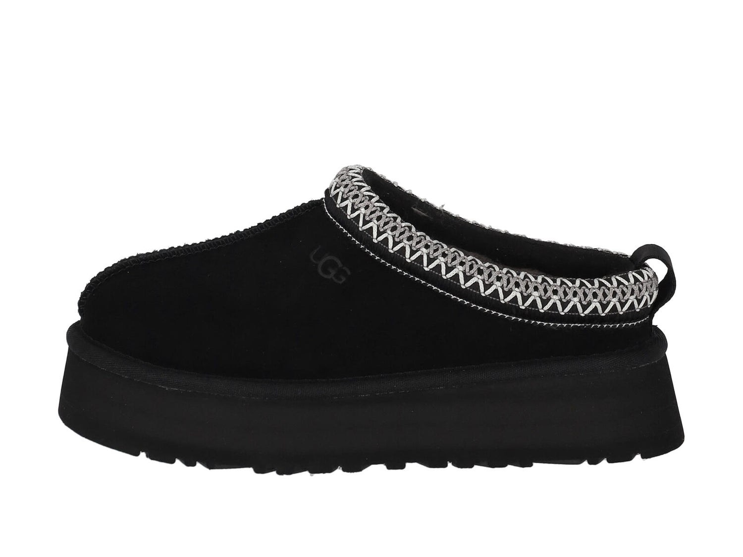 Sabot in camoscio, con cuciture a contrasto. Suola in gomma alta.