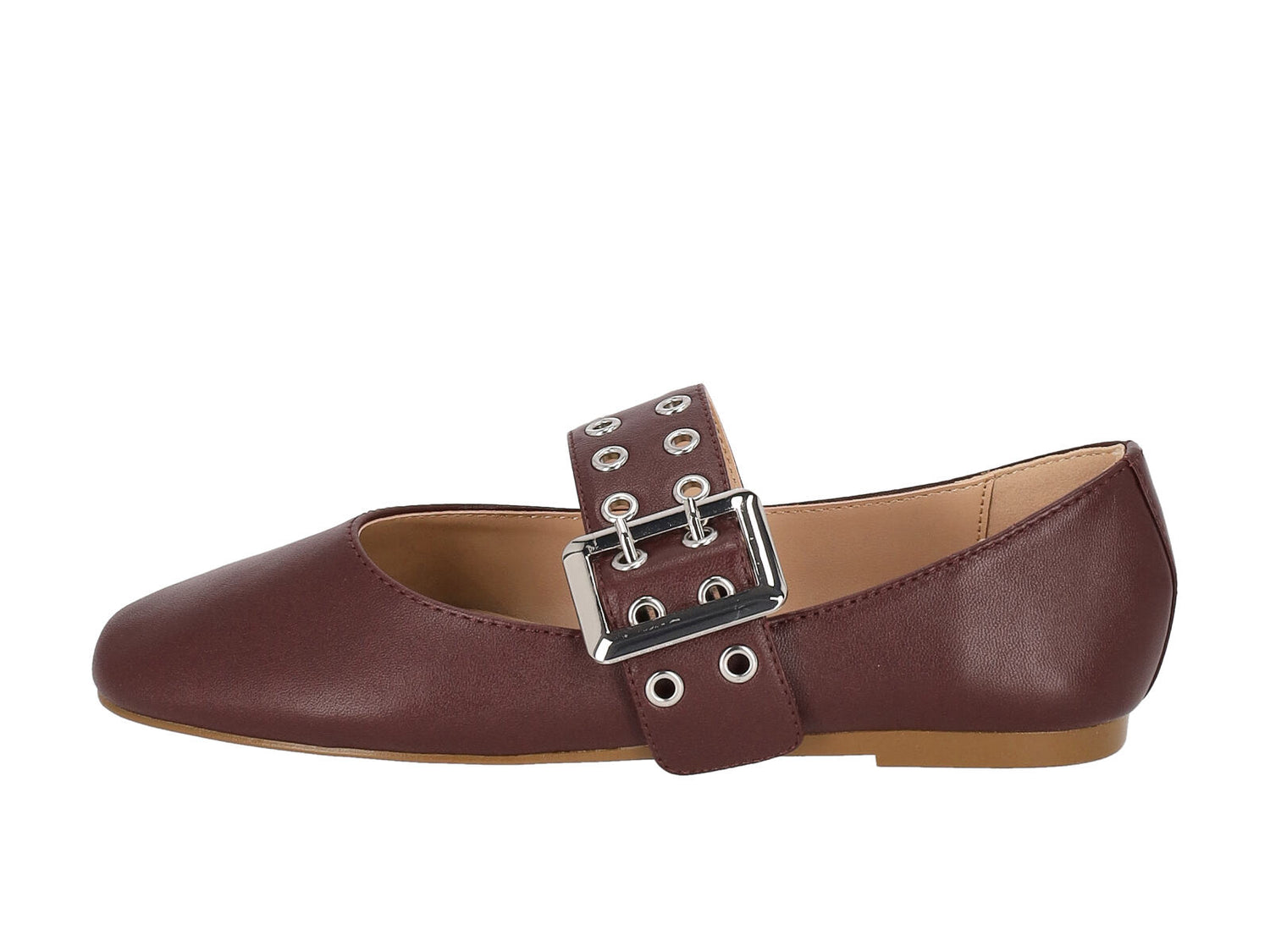 Ballerina con cinturino con borchie regolabile
