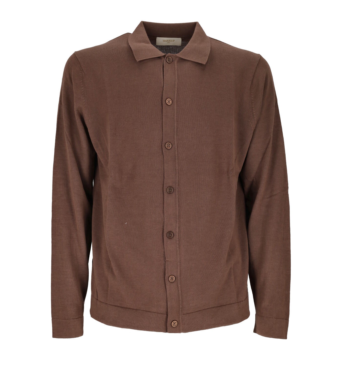 Cardigan con bottoni manica lunga in filo