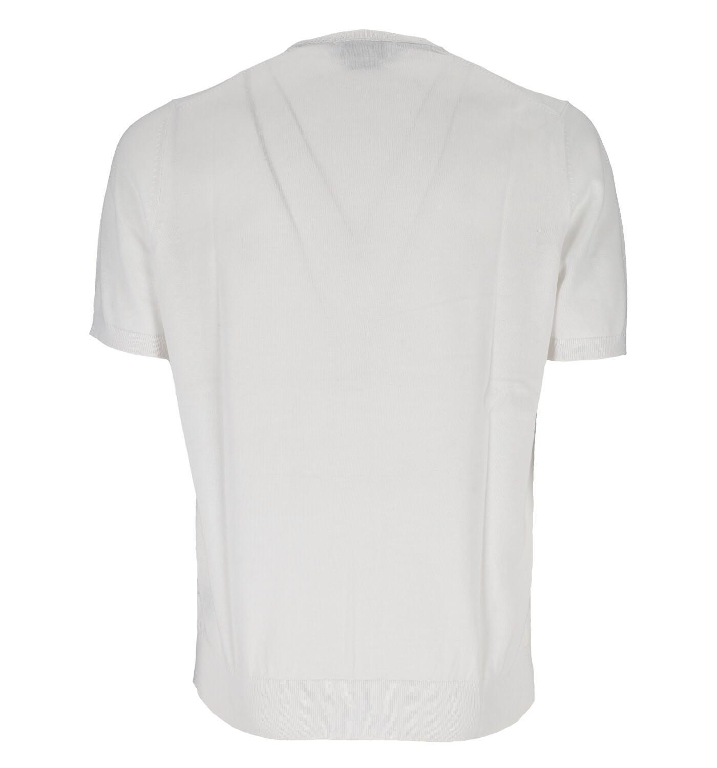 Maglia girocollo mezza manica in filo, finezza quattordici