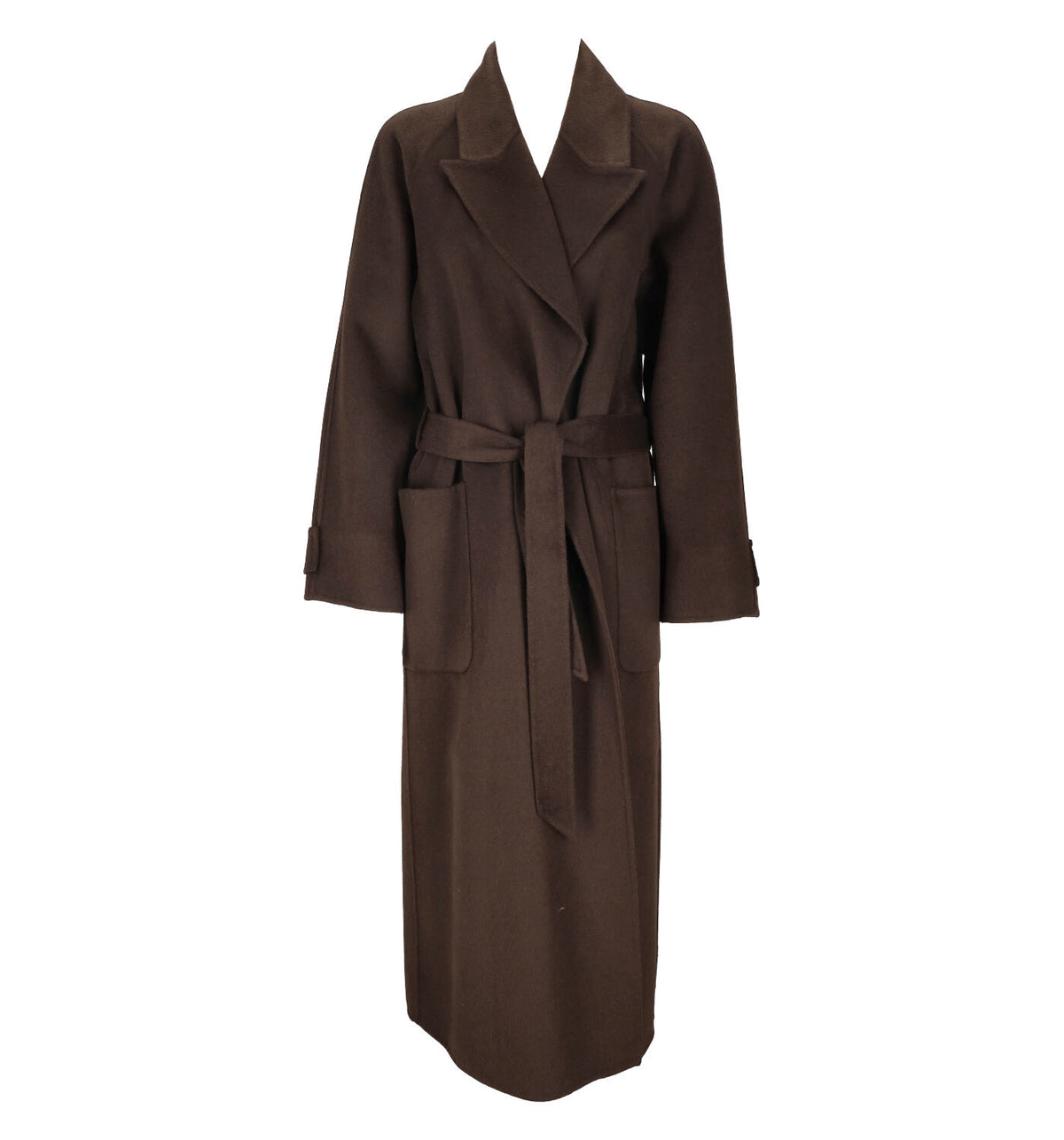 Cappotto con cintura  e tasconi