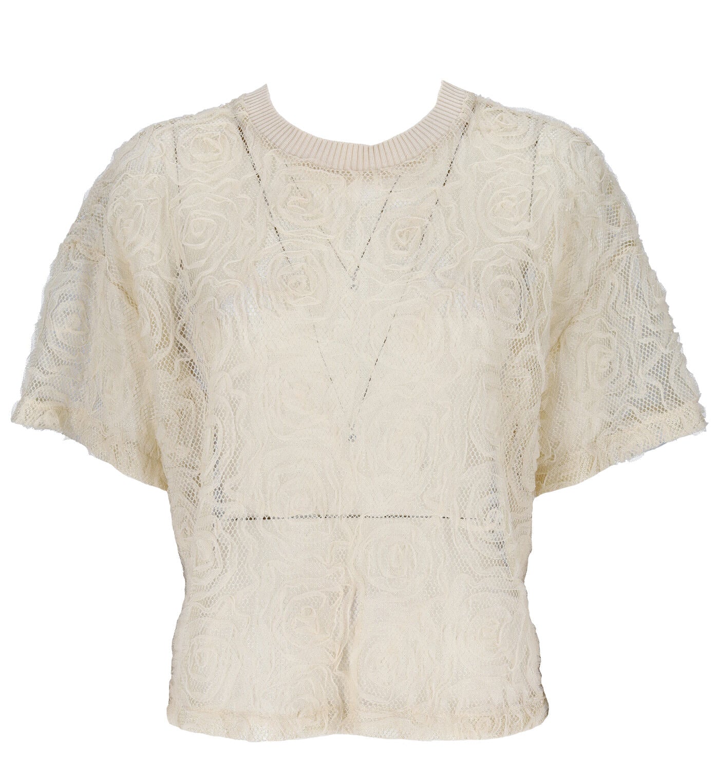Blusa con ricamo MNO-Q027