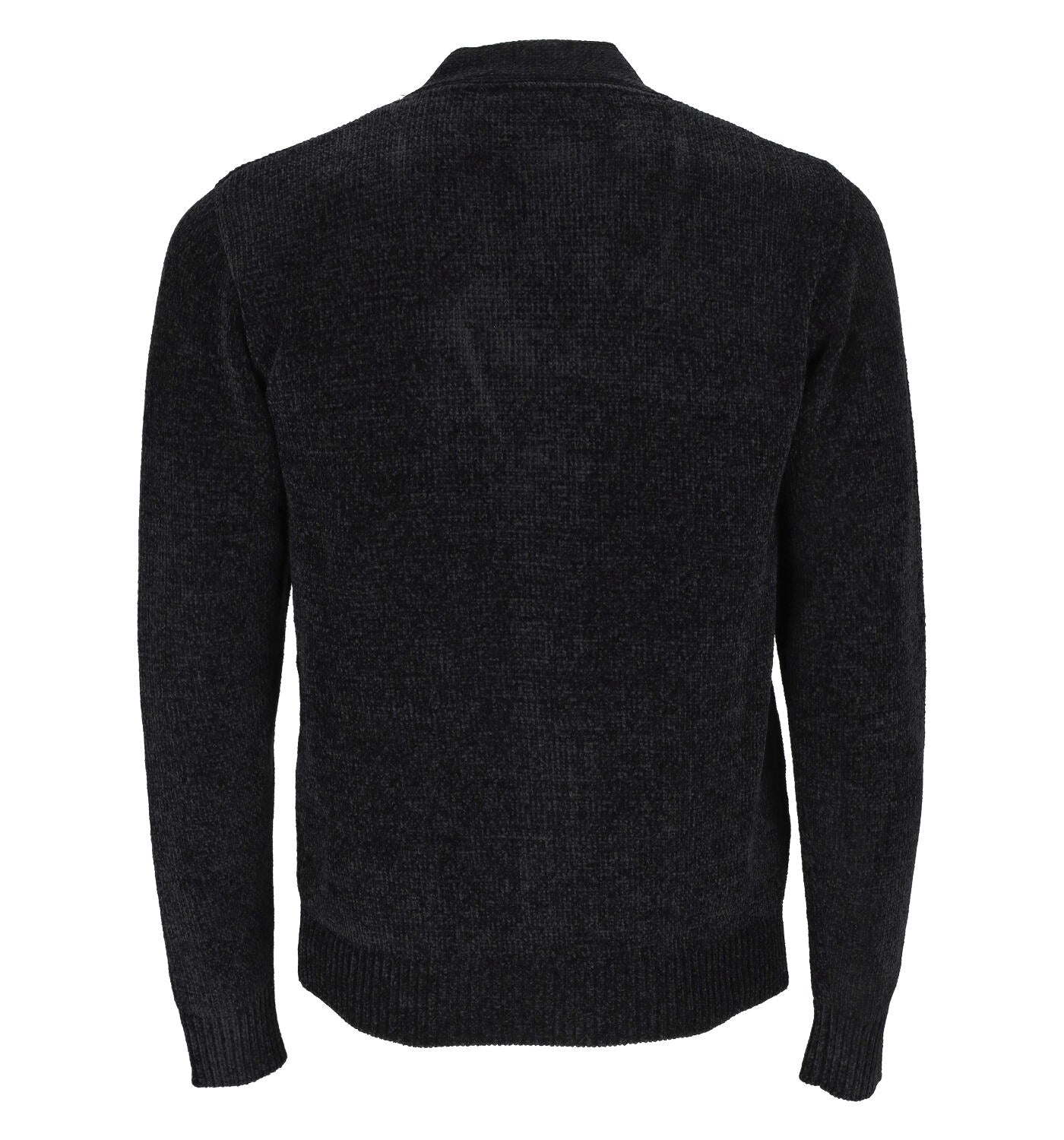 Cardigan in ciniglia con bottoni