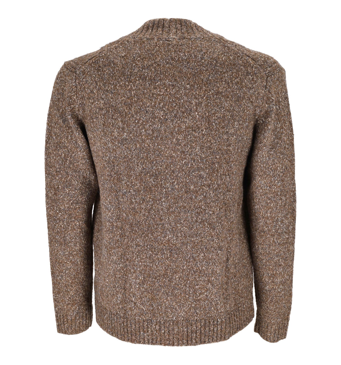 Cardigan con bottoni e trecce