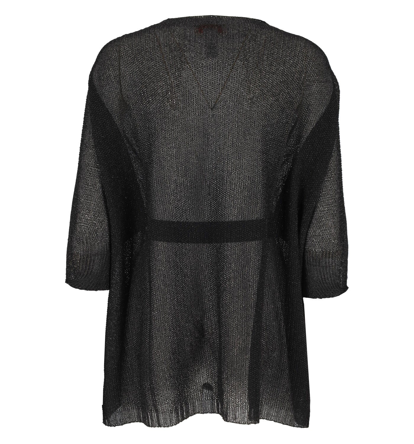 Kimono manica corta lurex con cinturino