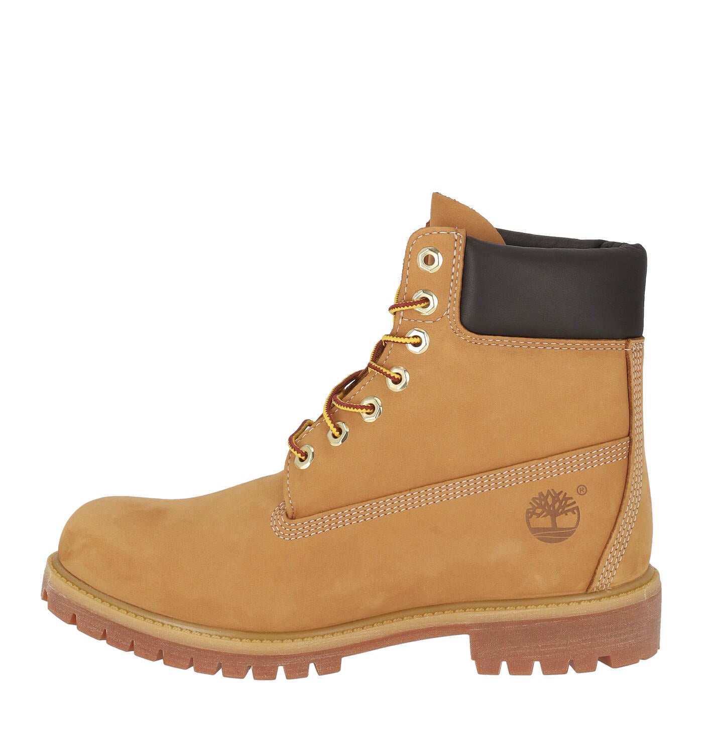 Anfibio in nabuk con lacci e suola in gomma