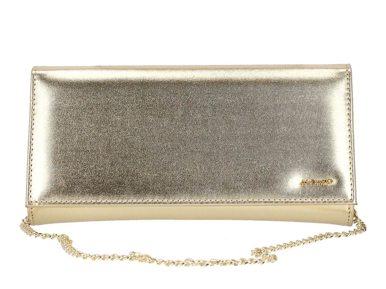 Pochette con tracolla in catena removibile