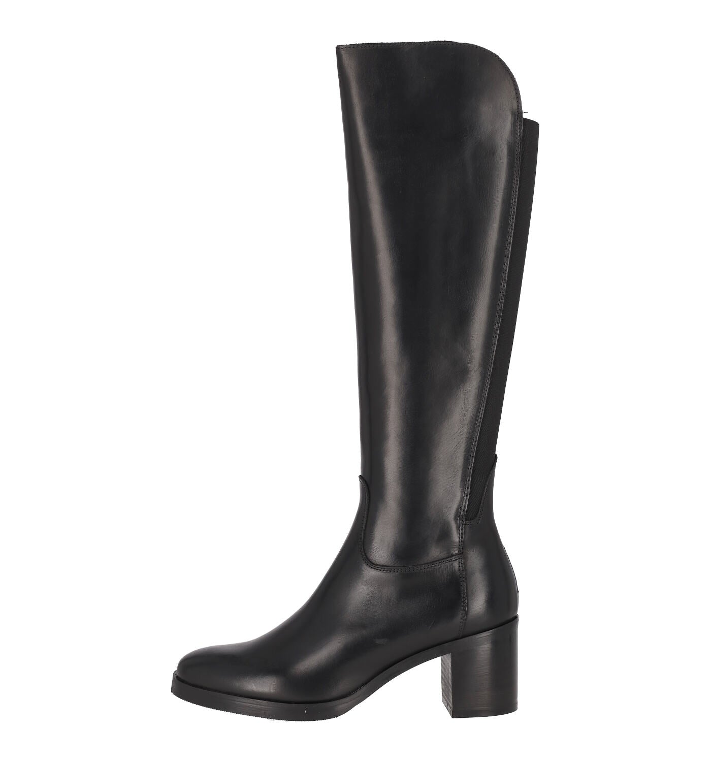 Stivale elasticizzato con tacco