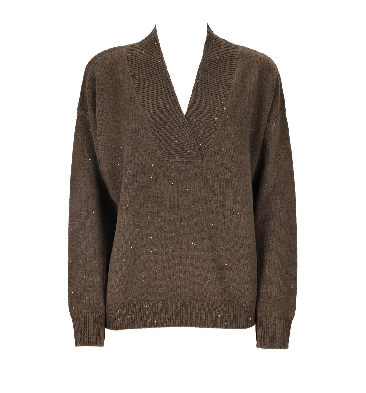 Pullover con scollo a V