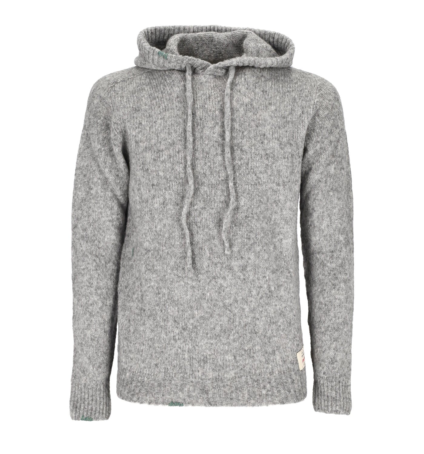 Felpa in lana con cappuccio