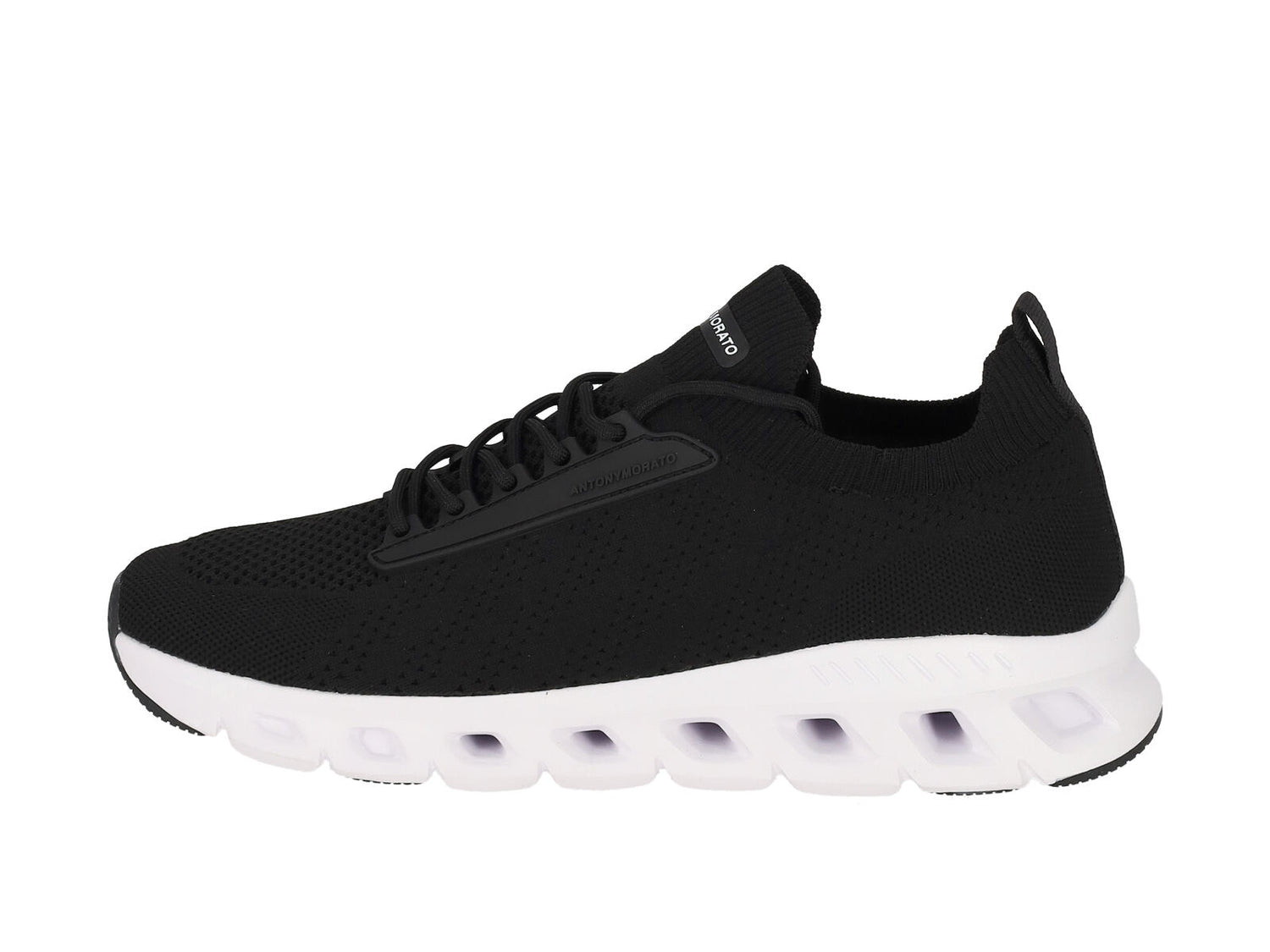 Sneakers in tessuto con suola in gomma