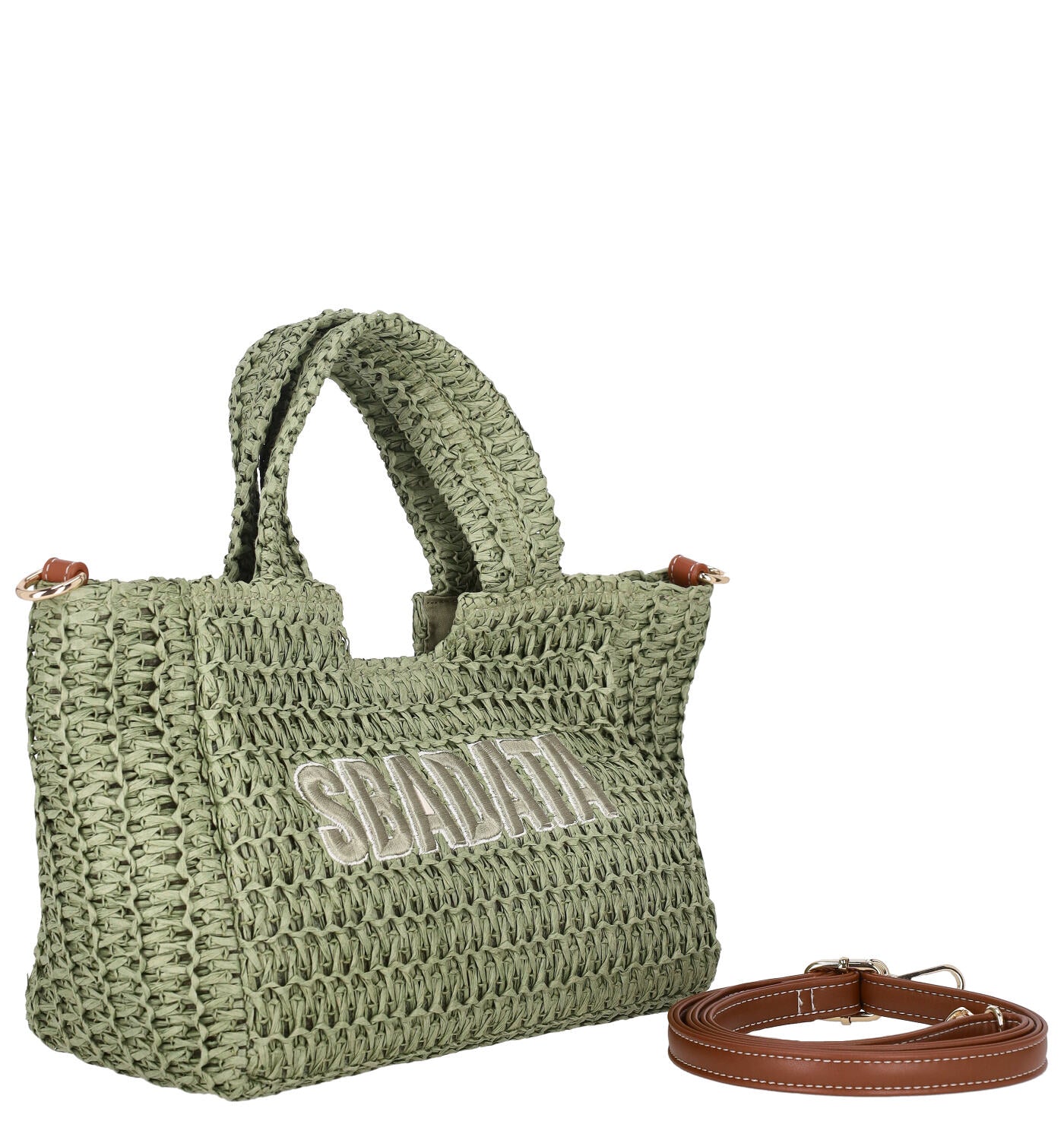 Shopping piccola in rafia SOLEY