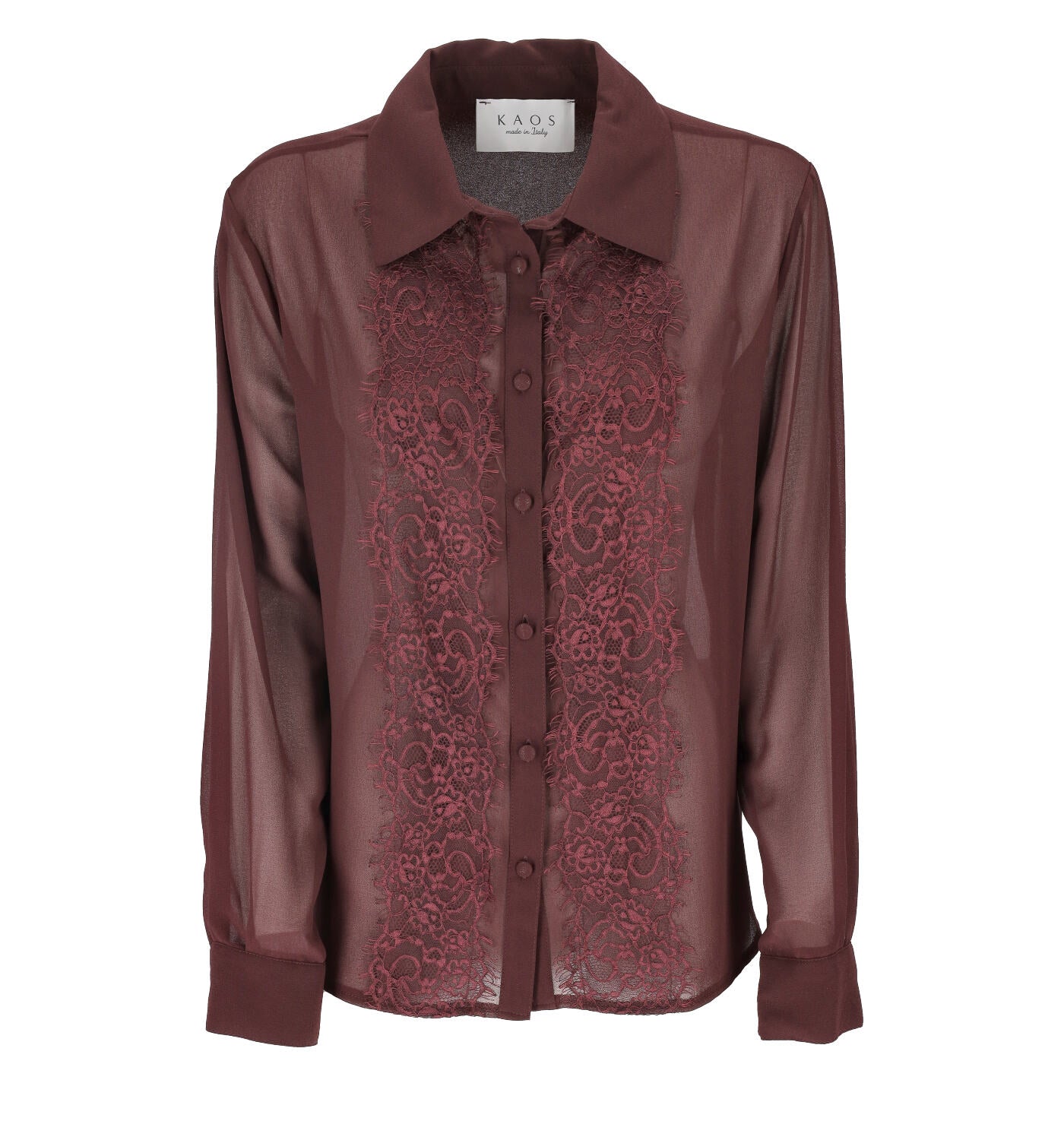 Camicia con pizzo