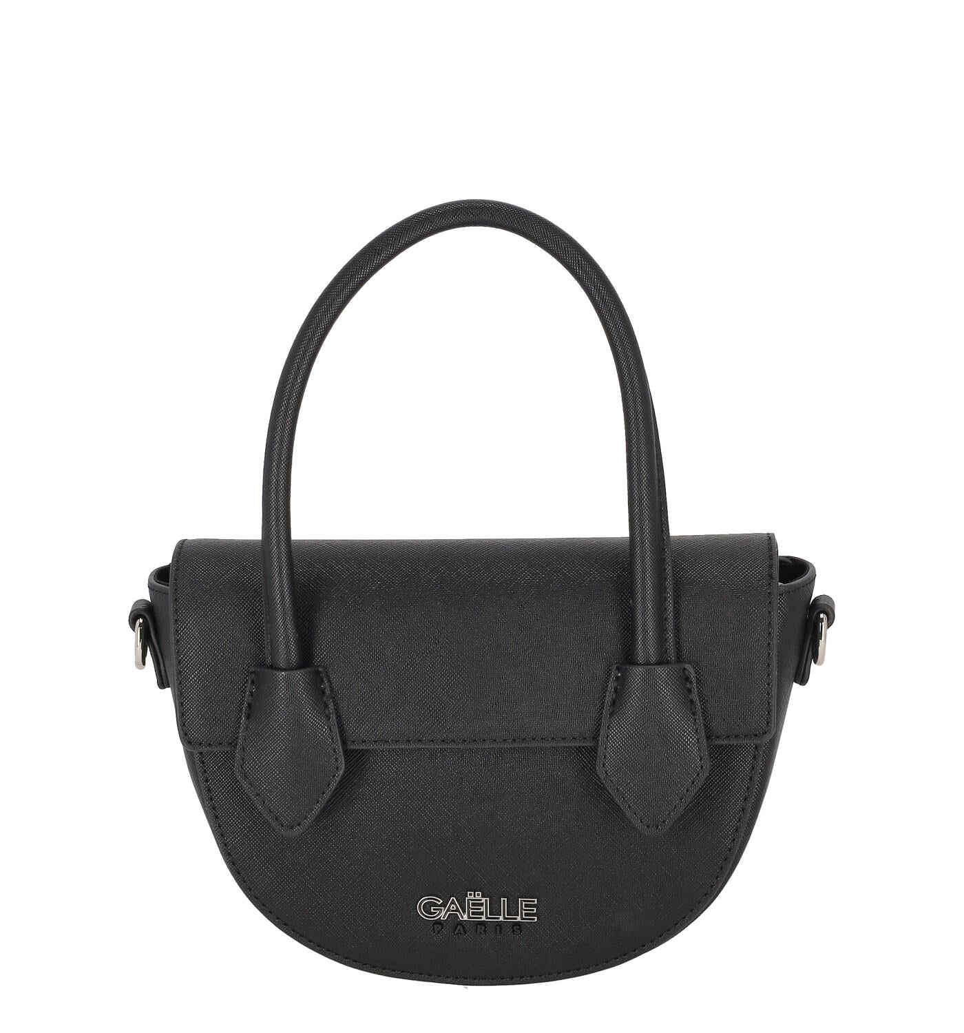 Borsa ovale con manico lungo e tracolla removibile