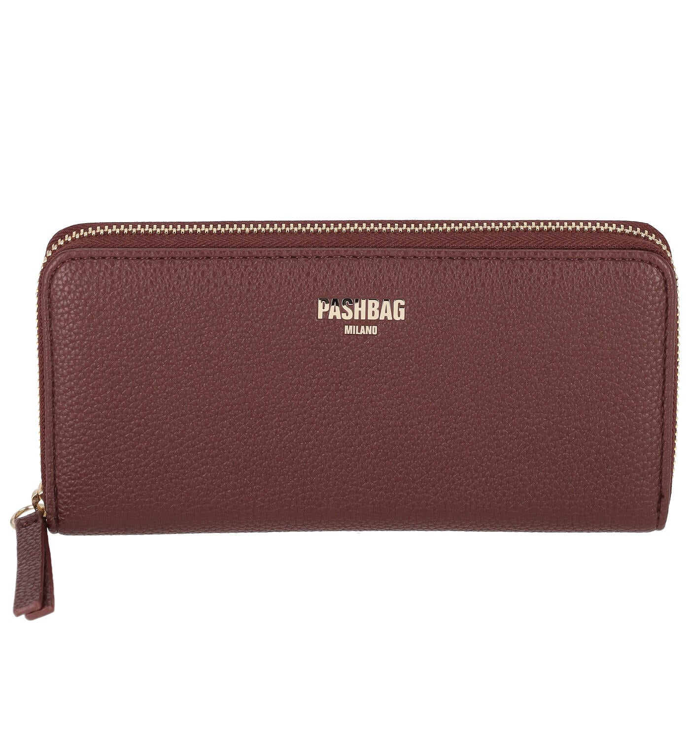 Portafoglio grande in pelle martellato con zip around