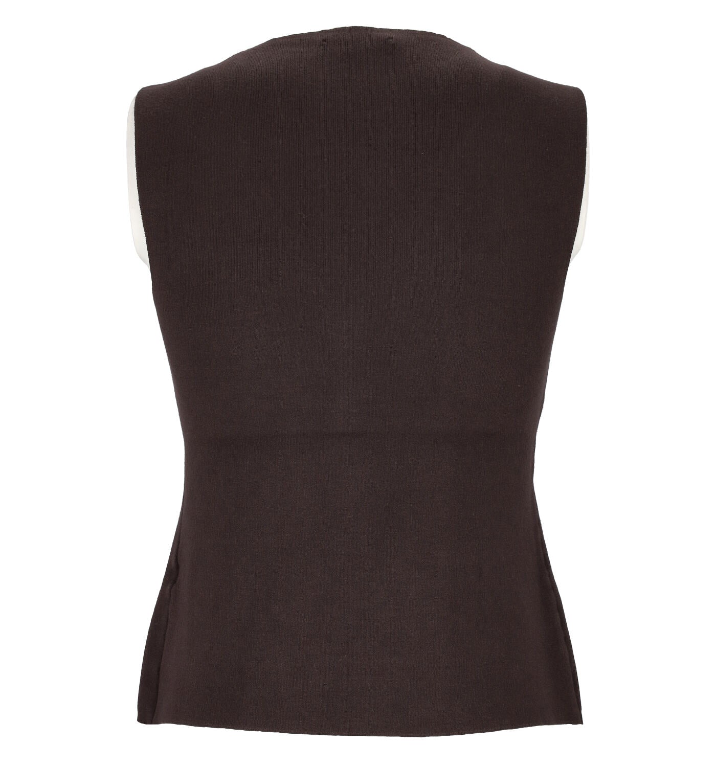 Gilet con bottoni oro