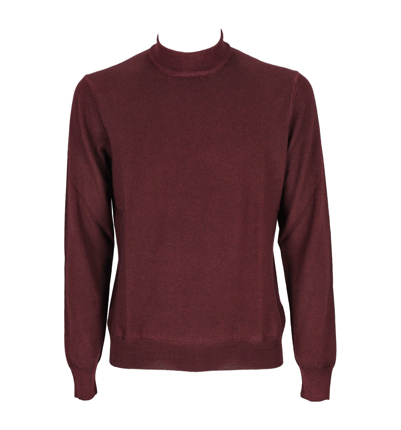 Maglioncino collo alto in lana merinos