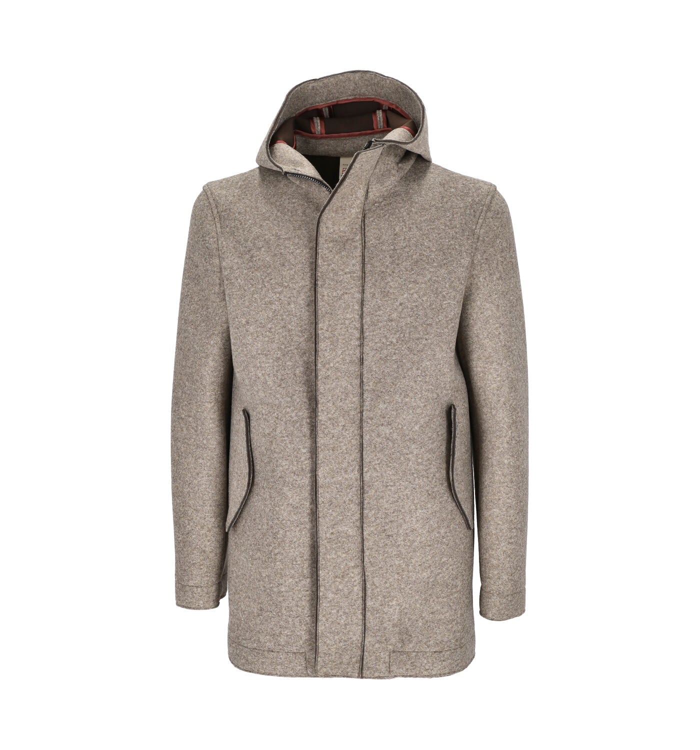 Giubbino con zip e cappuccio