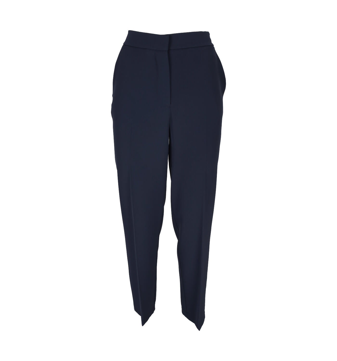 Pantalone a sigaretta con elastico in vita sul retro