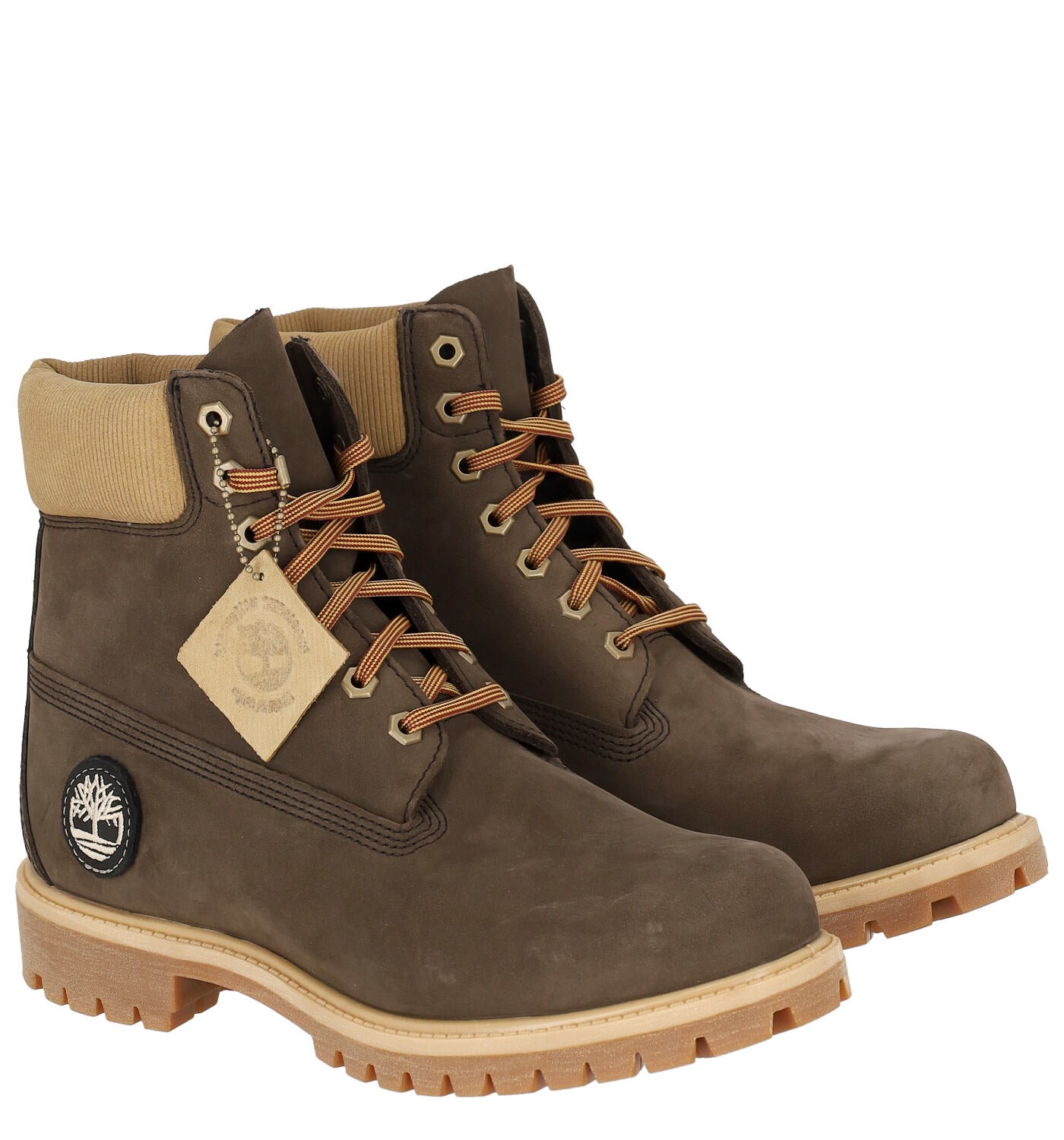 Anfibio in nabuk con lacci