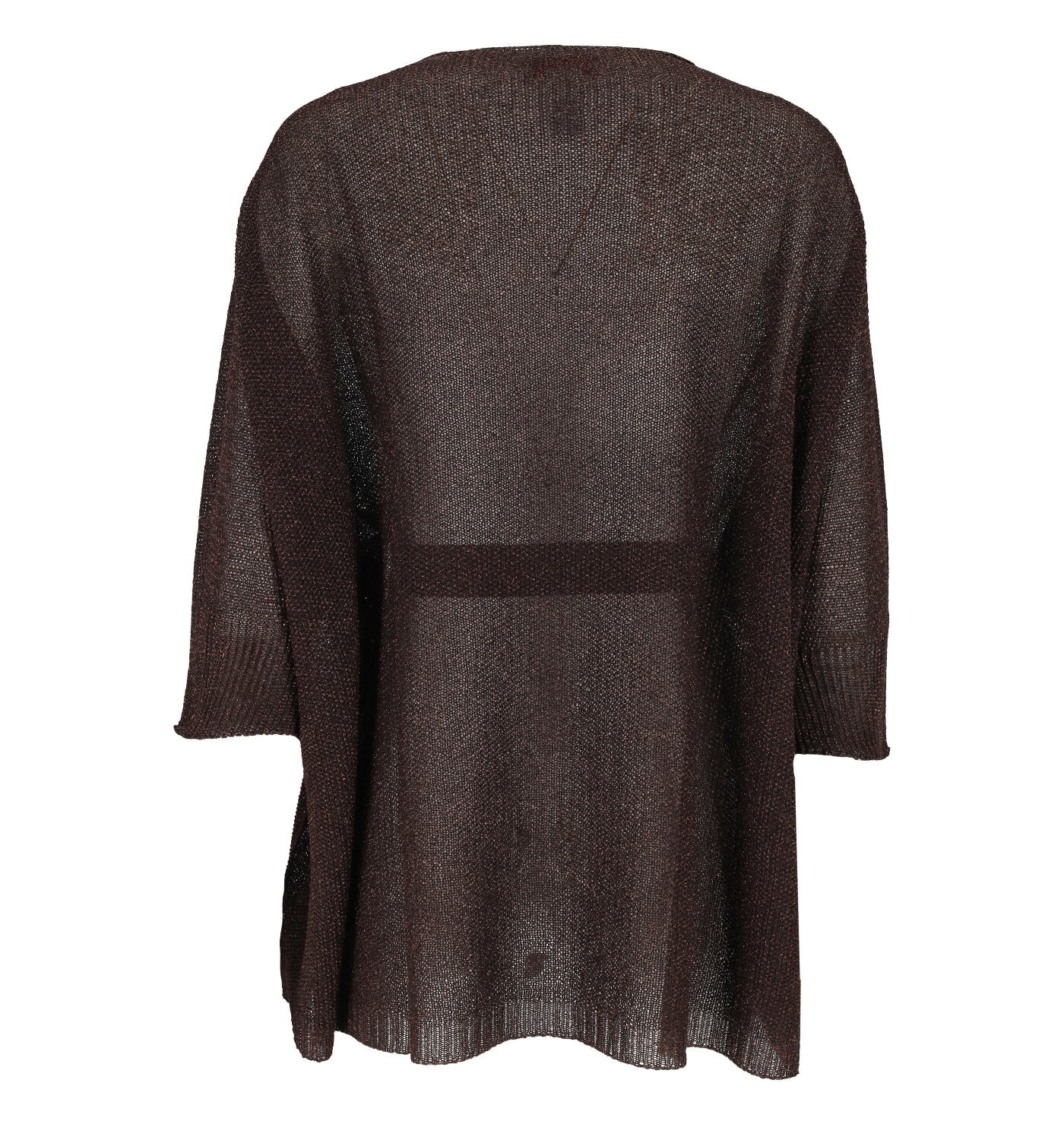 Kimono manica corta lurex con cinturino