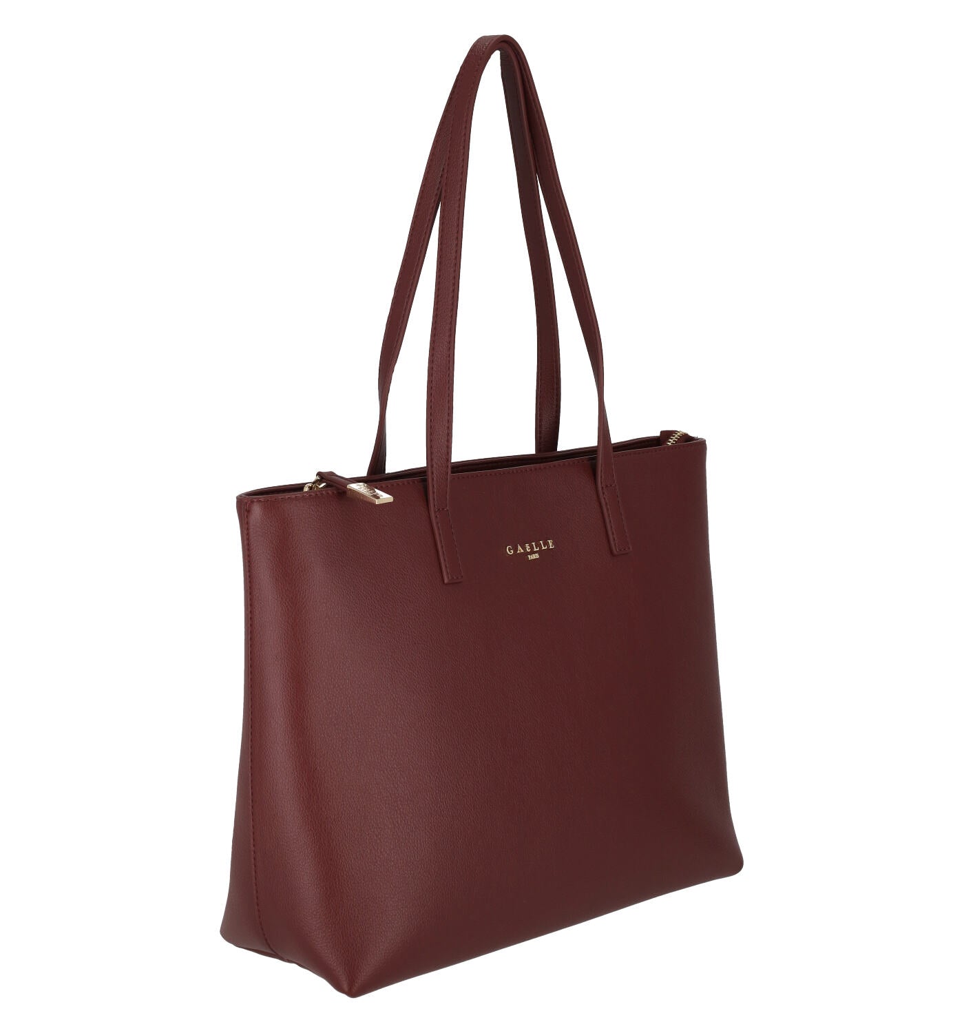 Borsa Shopping media con manici lunghi e chiusura zip