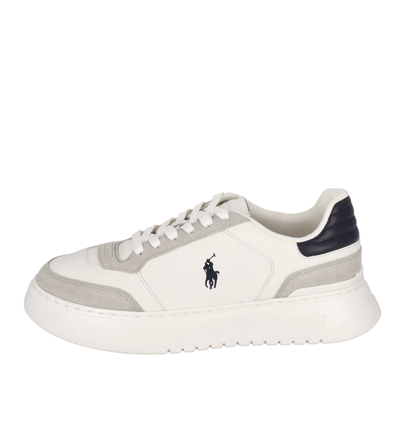 Sneakers in vitello e camoscio