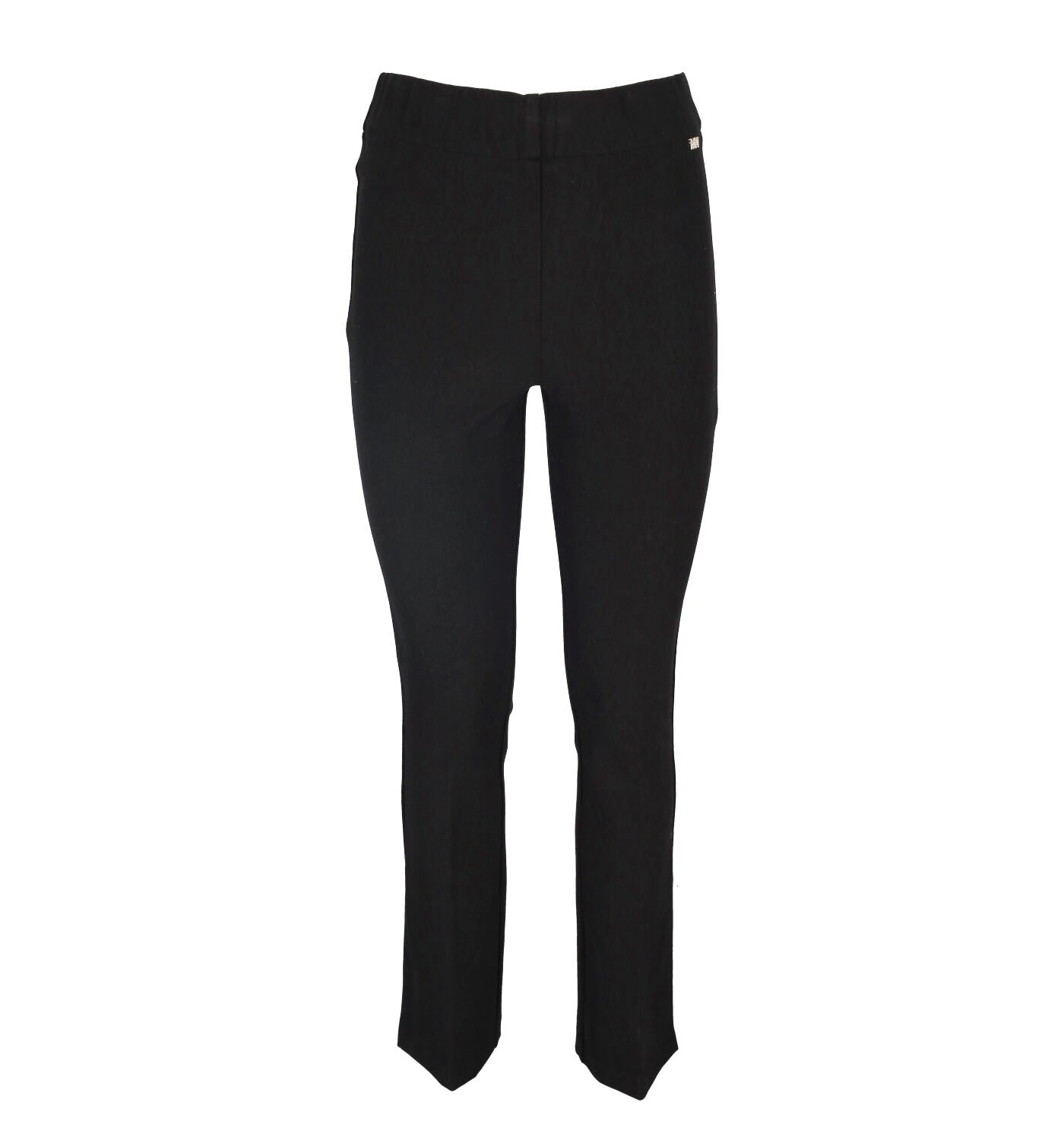 Pantalone a zampa con spacchetti laterali