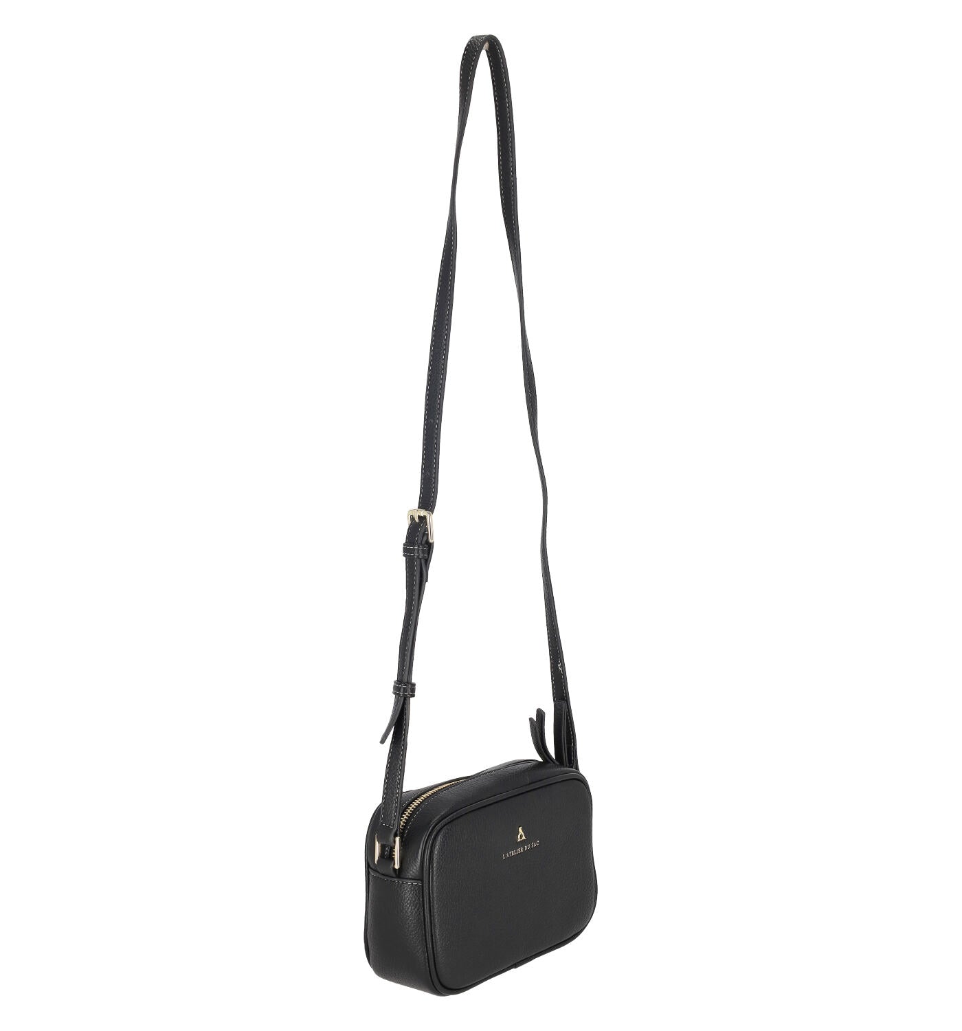 Borsa a tracolla con chiusura a zip e tracolla regolabile