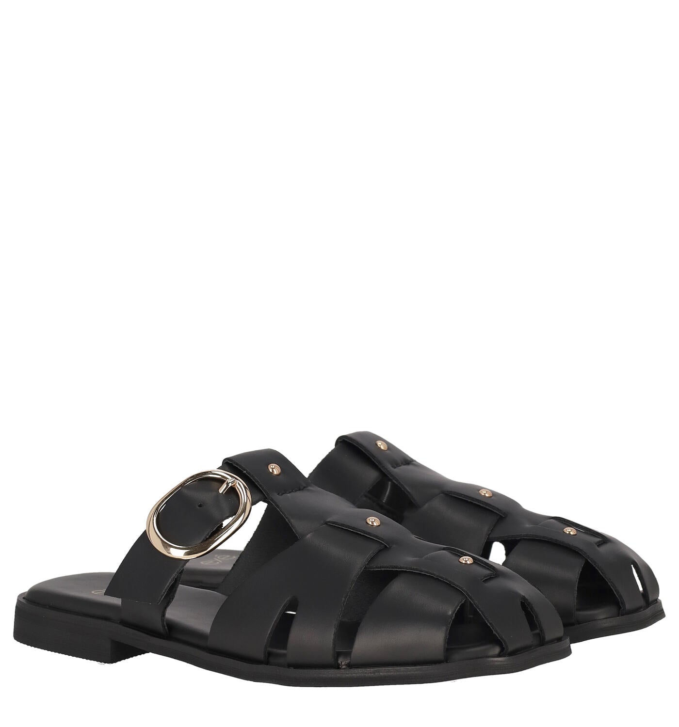 Sabot punta quadrata con fibbia 351